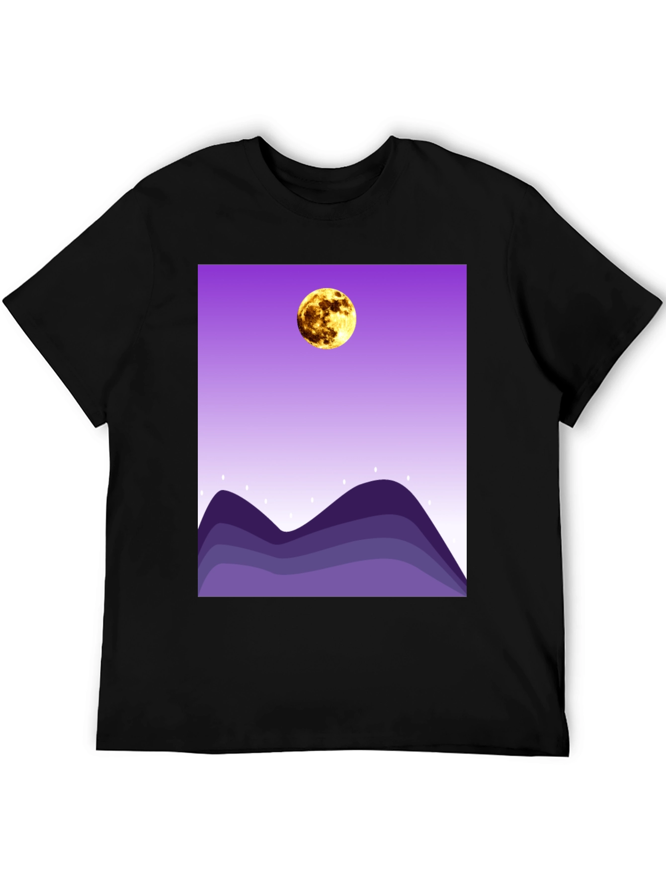 Moonlit Mountains Graphic Tee