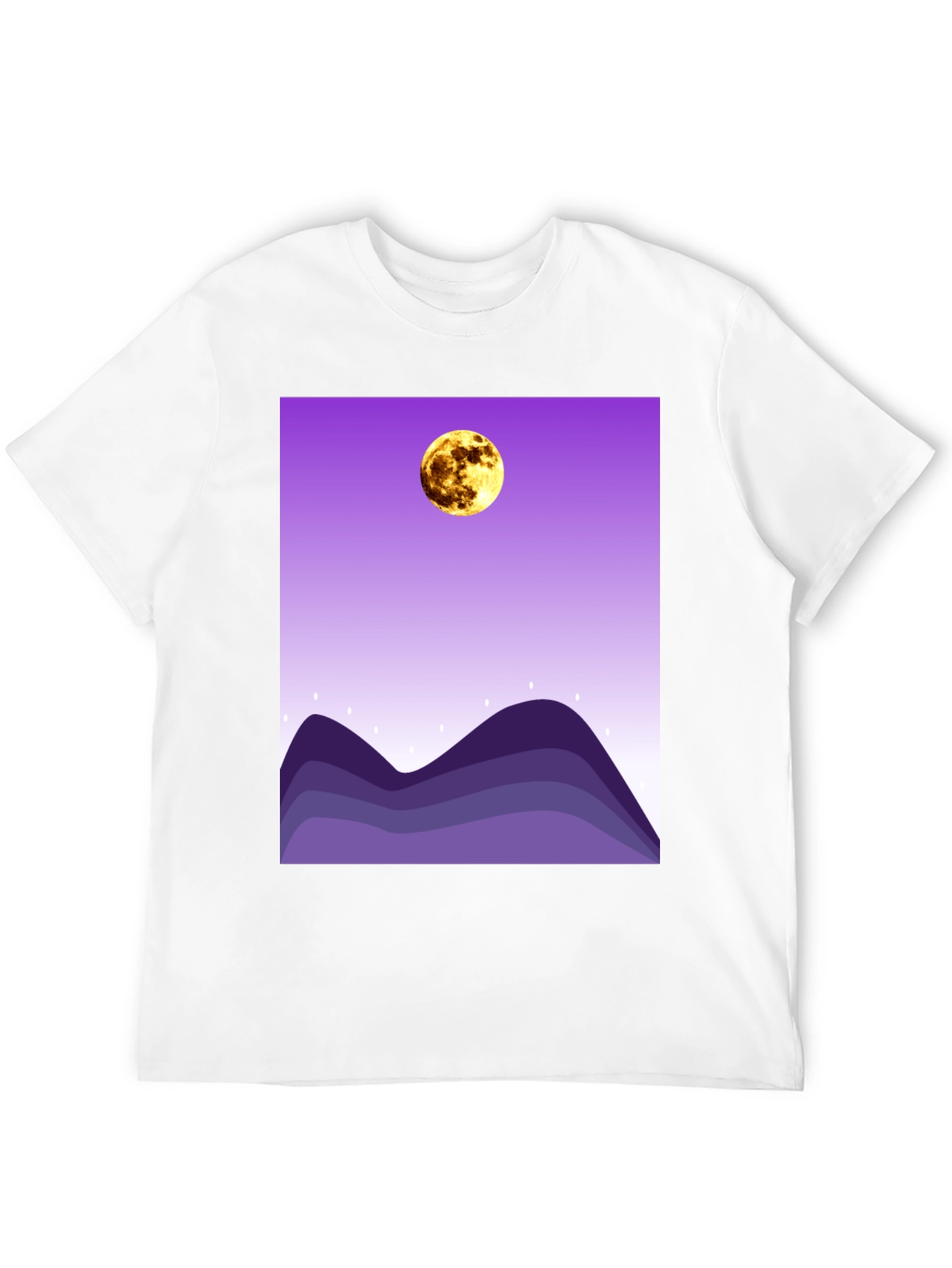Moonlit Mountains Graphic Tee