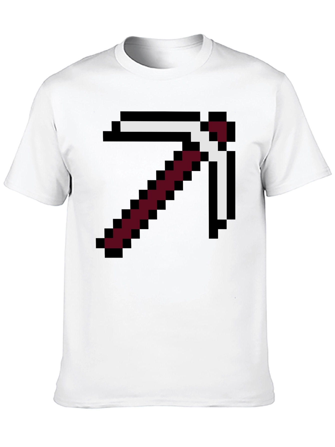 Pixel Pickaxe T-Shirt - Gamer Style