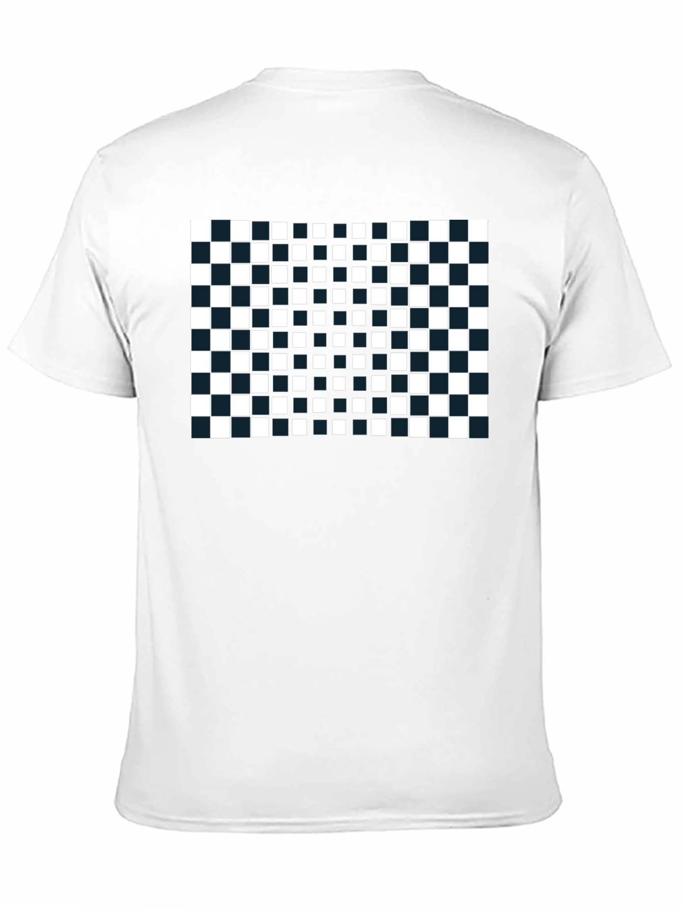Checkerboard T-Shirt: Modern Geometric Design