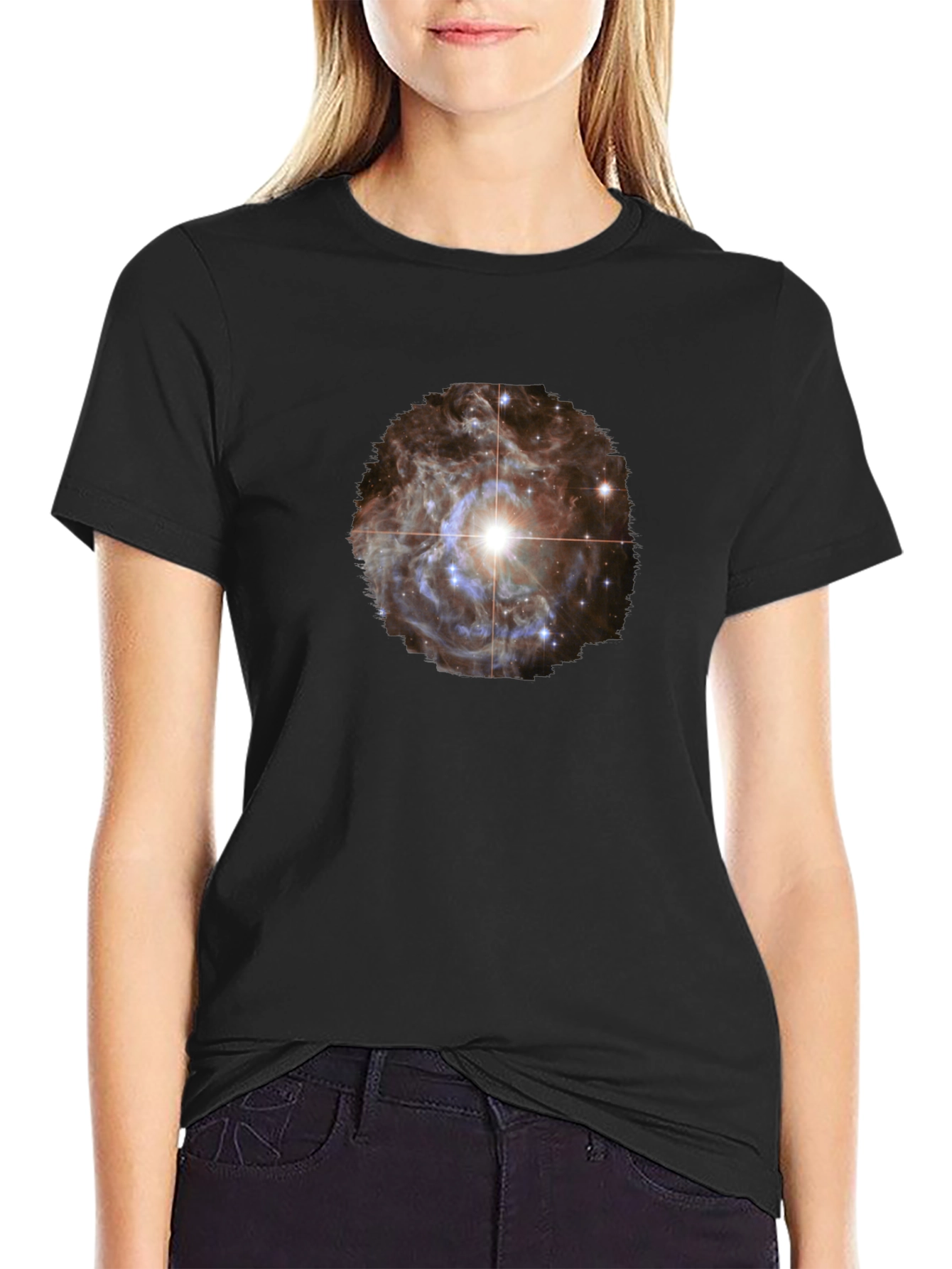 Nebula Graphic Black T-Shirt