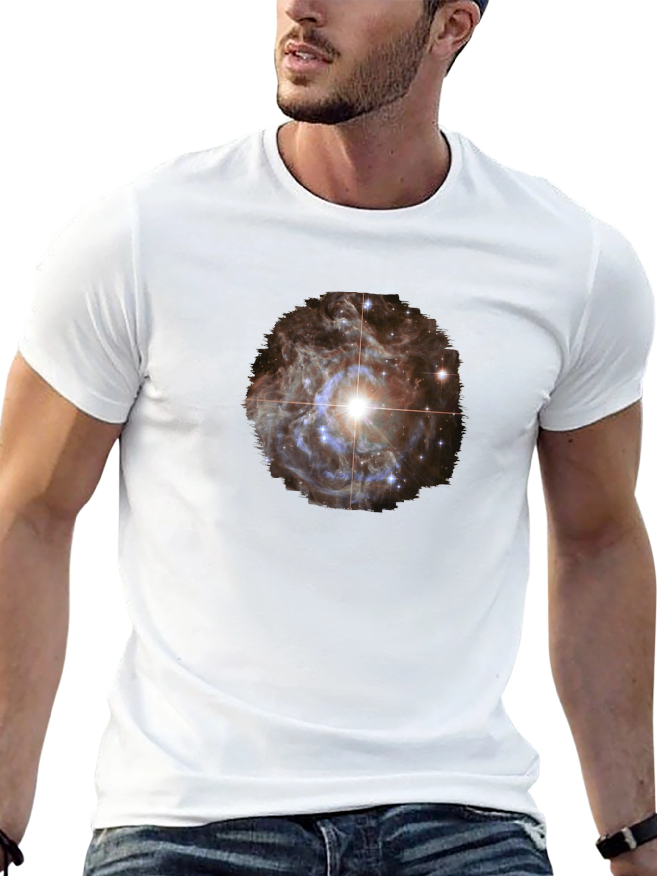 Nebula Graphic Black T-Shirt