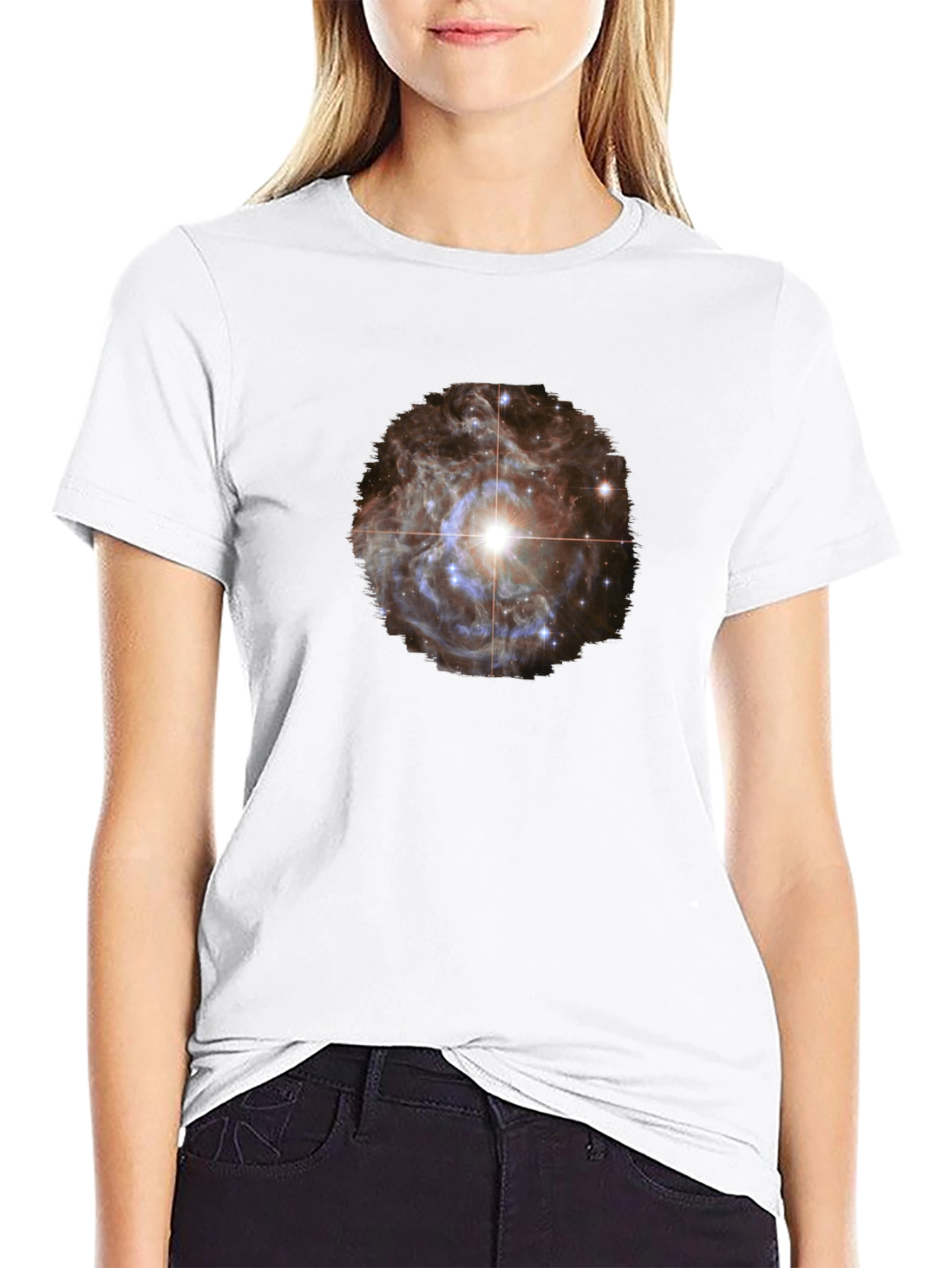 Nebula Graphic Black T-Shirt