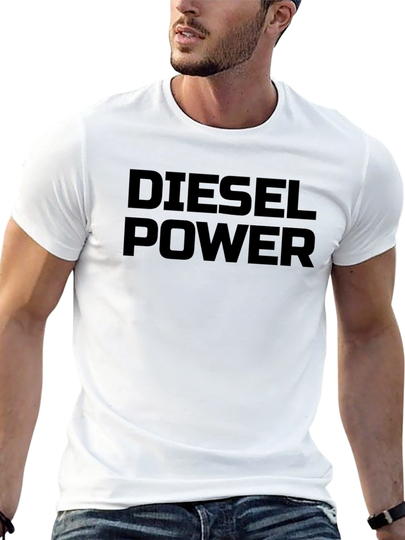 Diesel Power Graphic Tee - Black