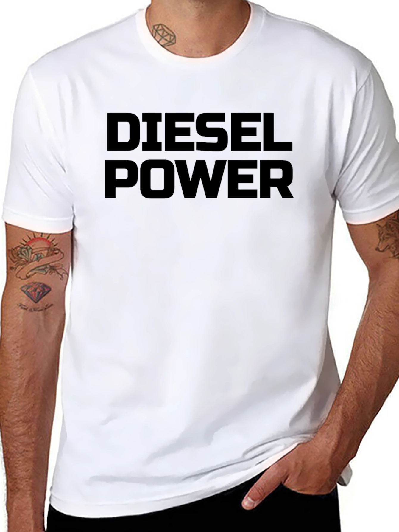 Diesel Power Graphic Tee - Black