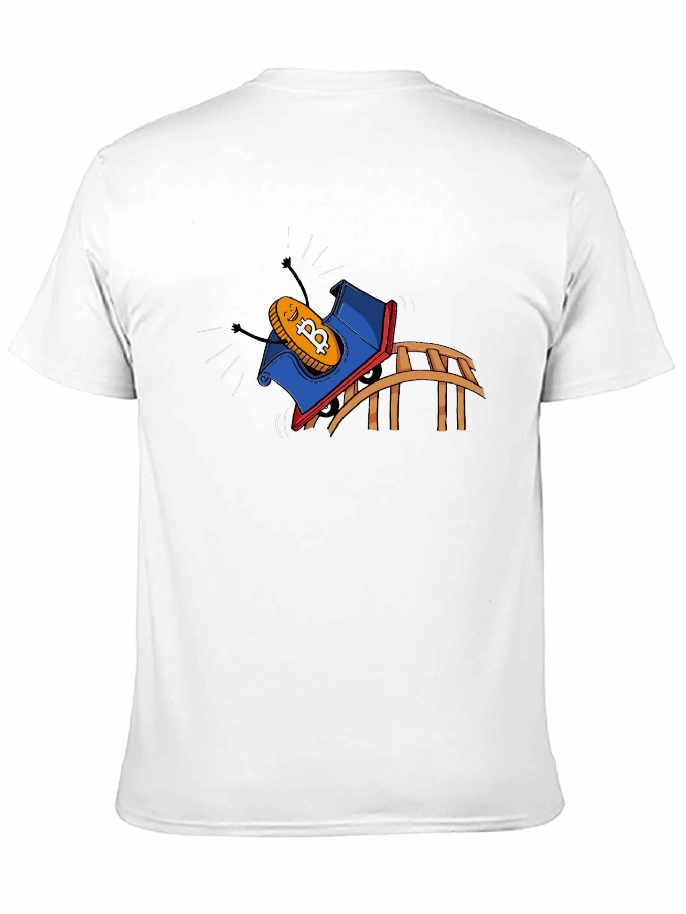 Bitcoin Rollercoaster Ride Graphic Tee