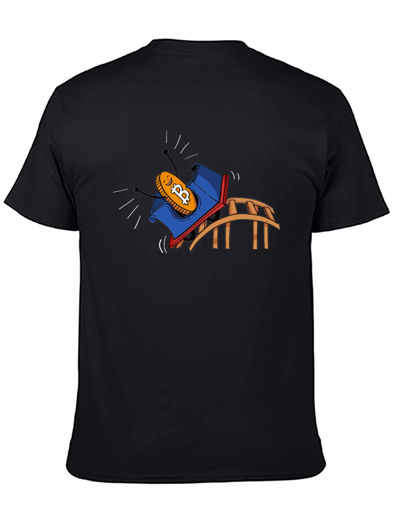Bitcoin Rollercoaster Ride Graphic Tee
