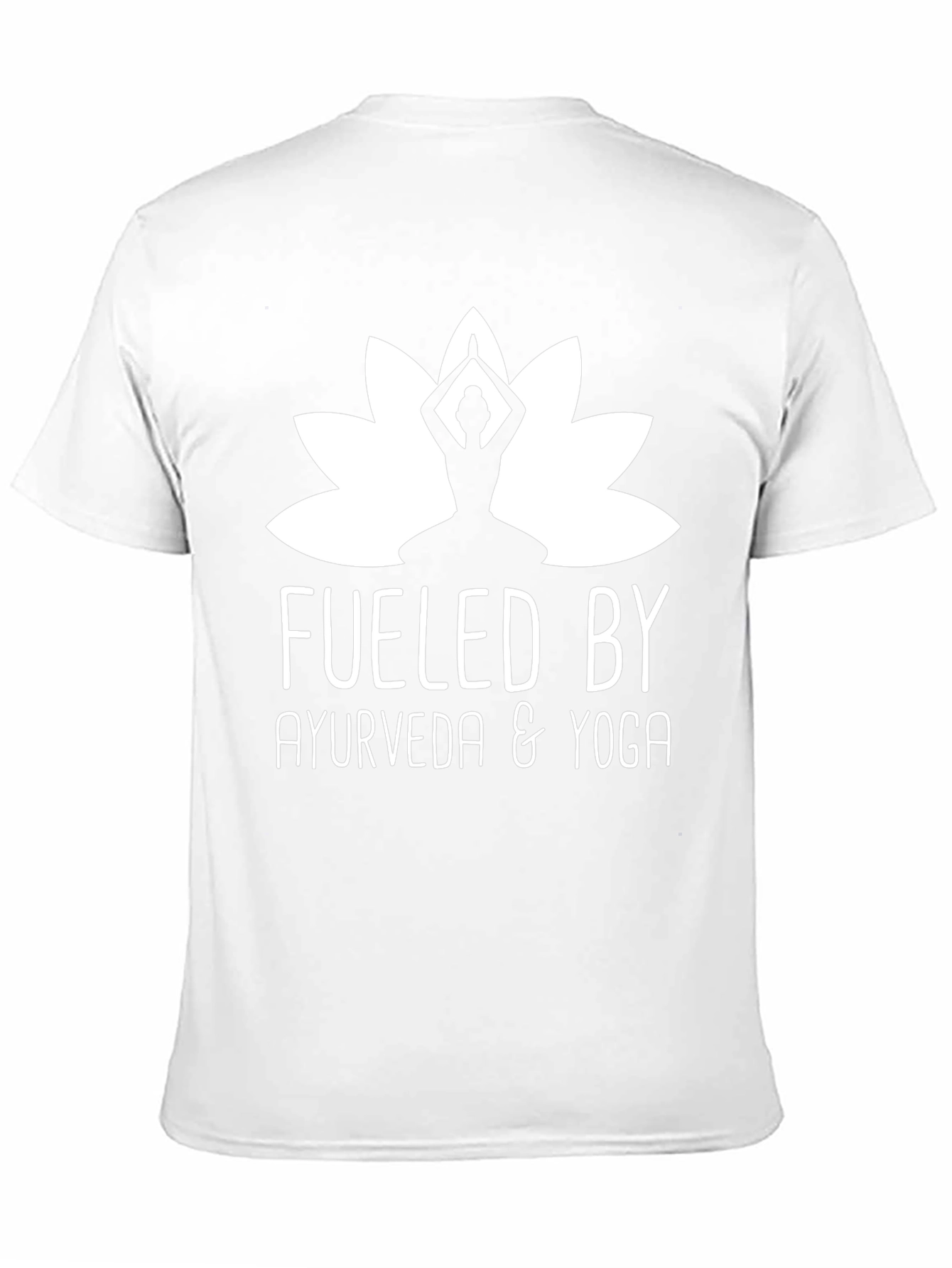 Fueled By Ayurveda & Yoga Black T-Shirt
