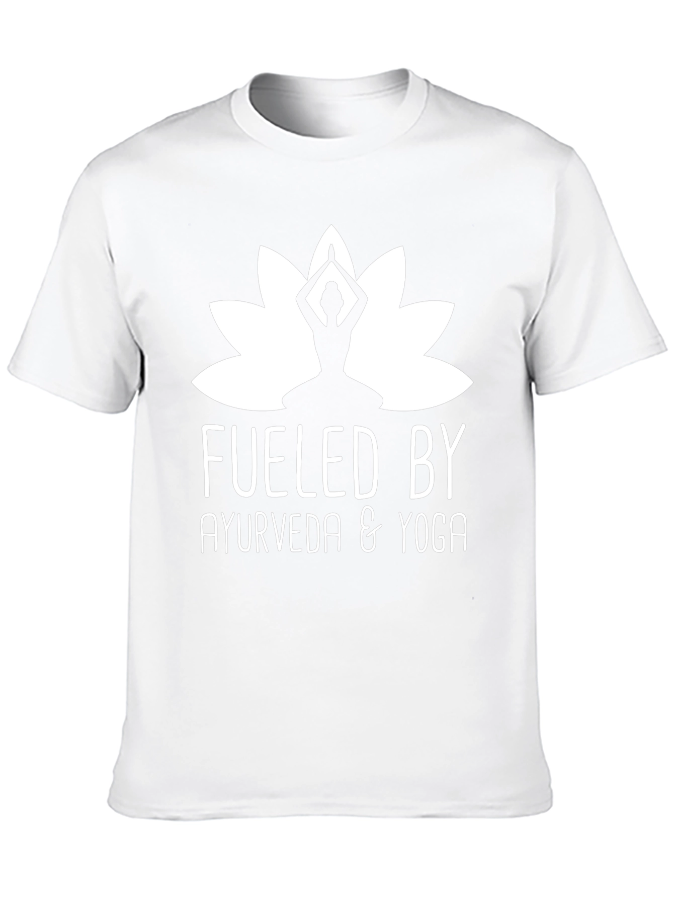 Fueled By Ayurveda & Yoga Black T-Shirt