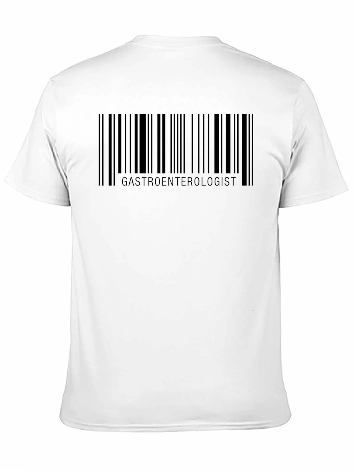 Gastroenterologist Barcode T-Shirt - Unique Medical Humor Tee