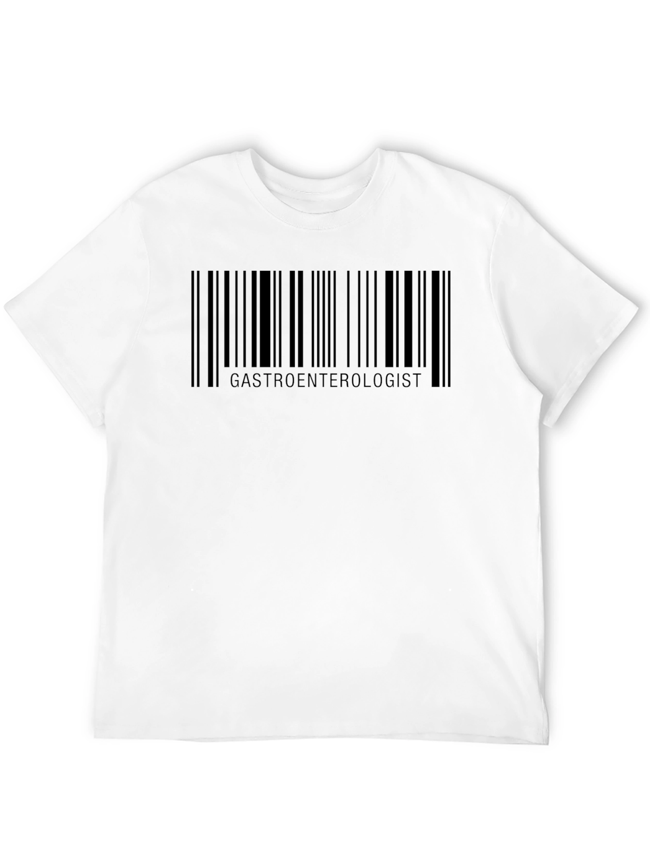 Gastroenterologist Barcode T-Shirt - Unique Medical Humor Tee