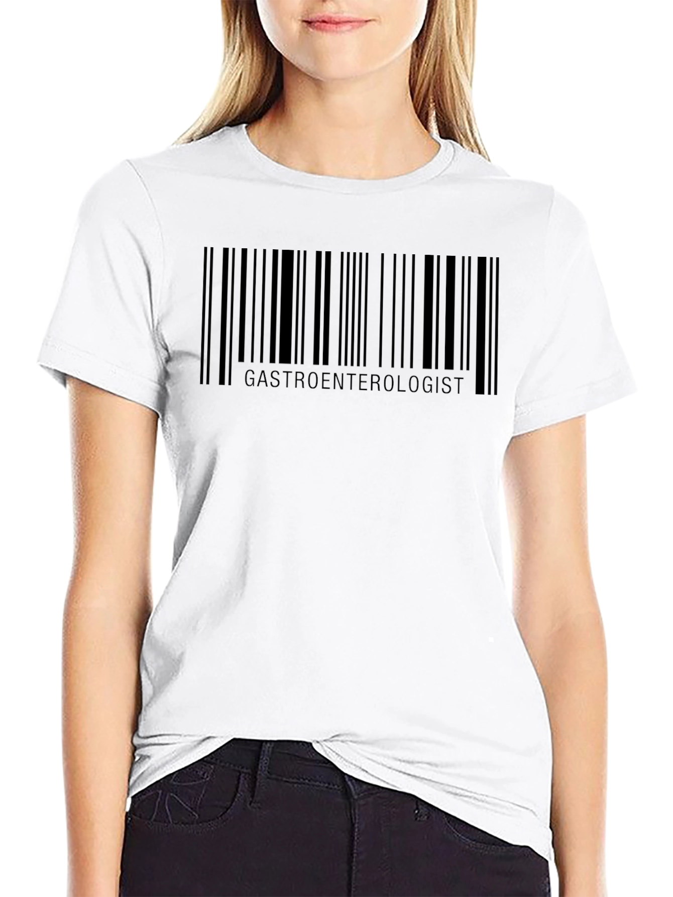 Gastroenterologist Barcode T-Shirt - Unique Medical Humor Tee