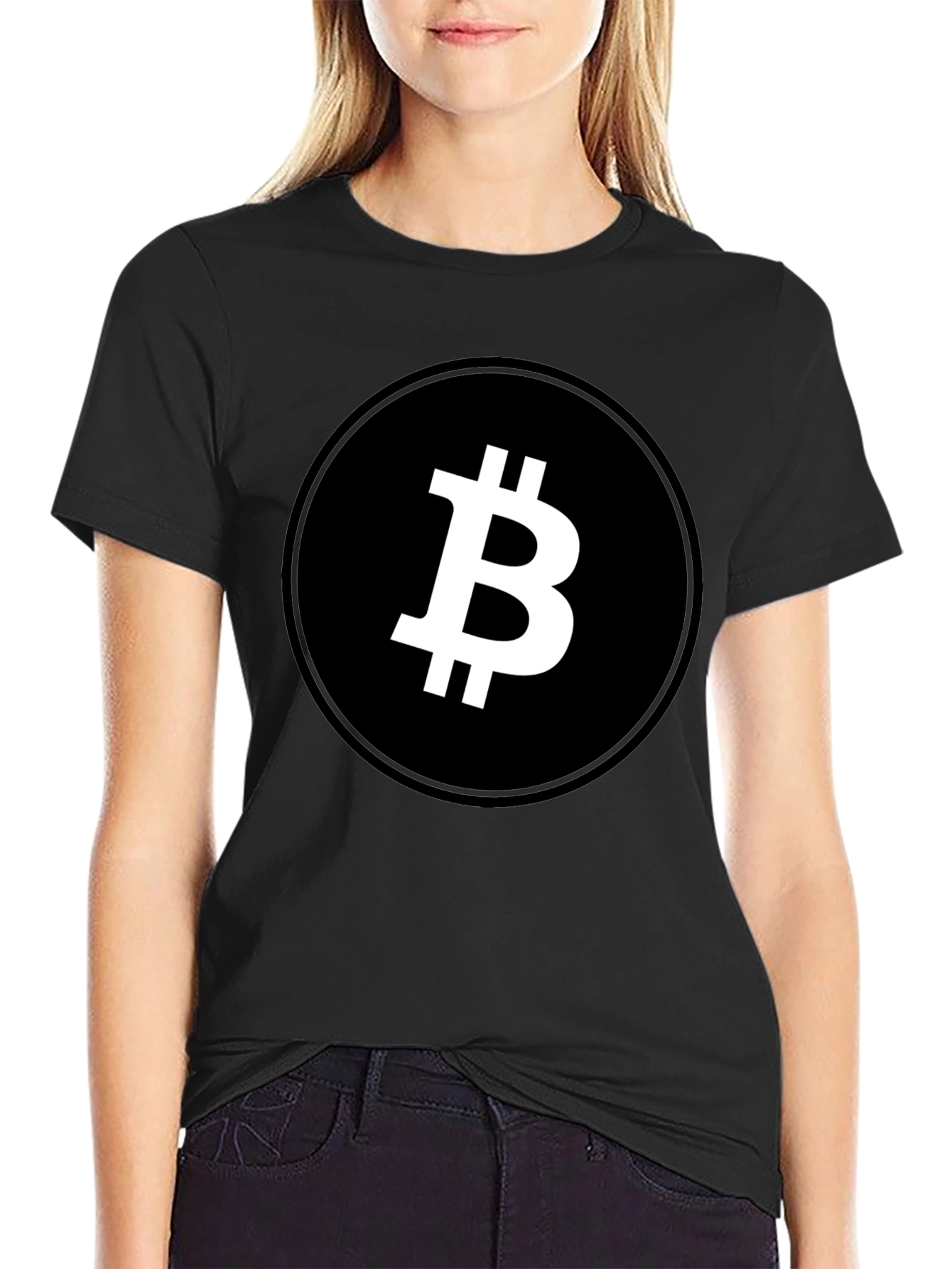 Bitcoin Logo Graphic Tee - Crypto Currency T-Shirt