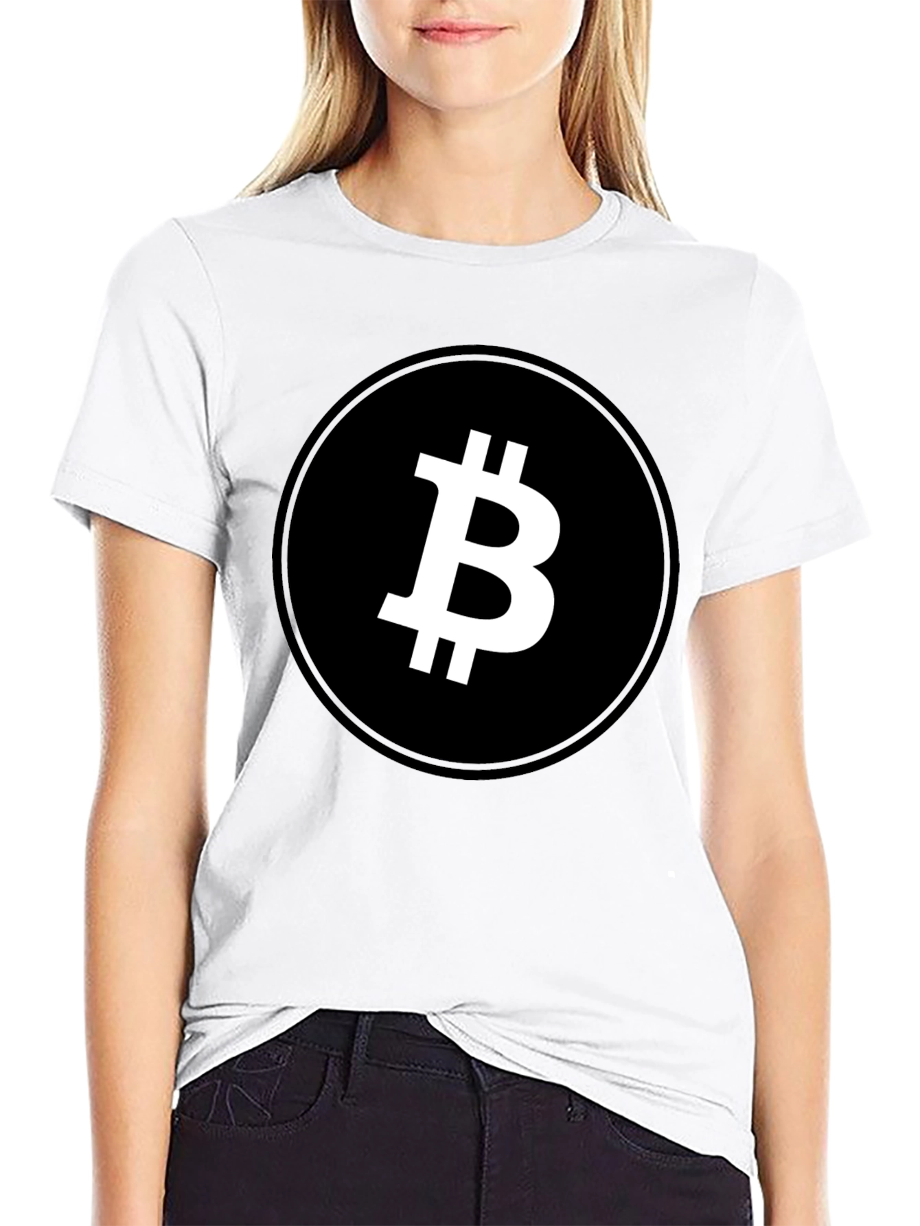 Bitcoin Logo Graphic Tee - Crypto Currency T-Shirt