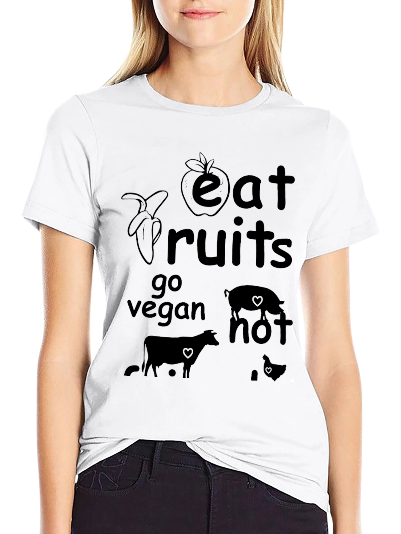 Eat Fruits Go Vegan T-Shirt