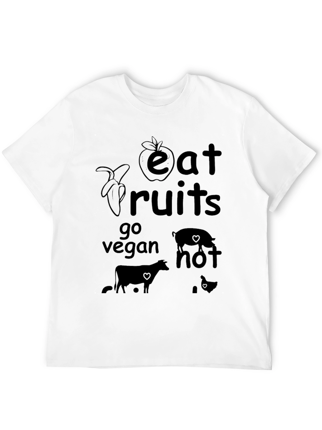 Eat Fruits Go Vegan T-Shirt