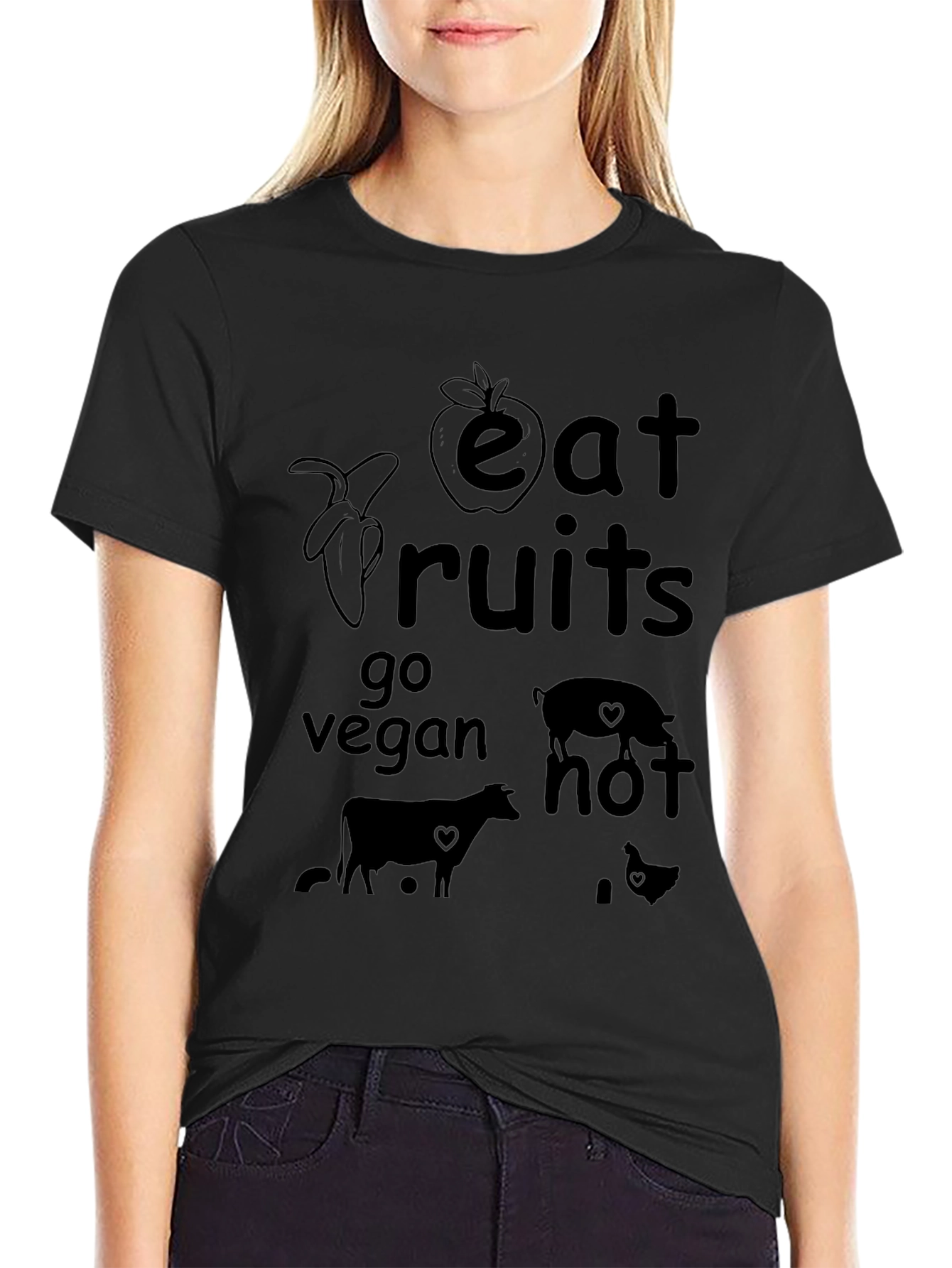 Eat Fruits Go Vegan T-Shirt