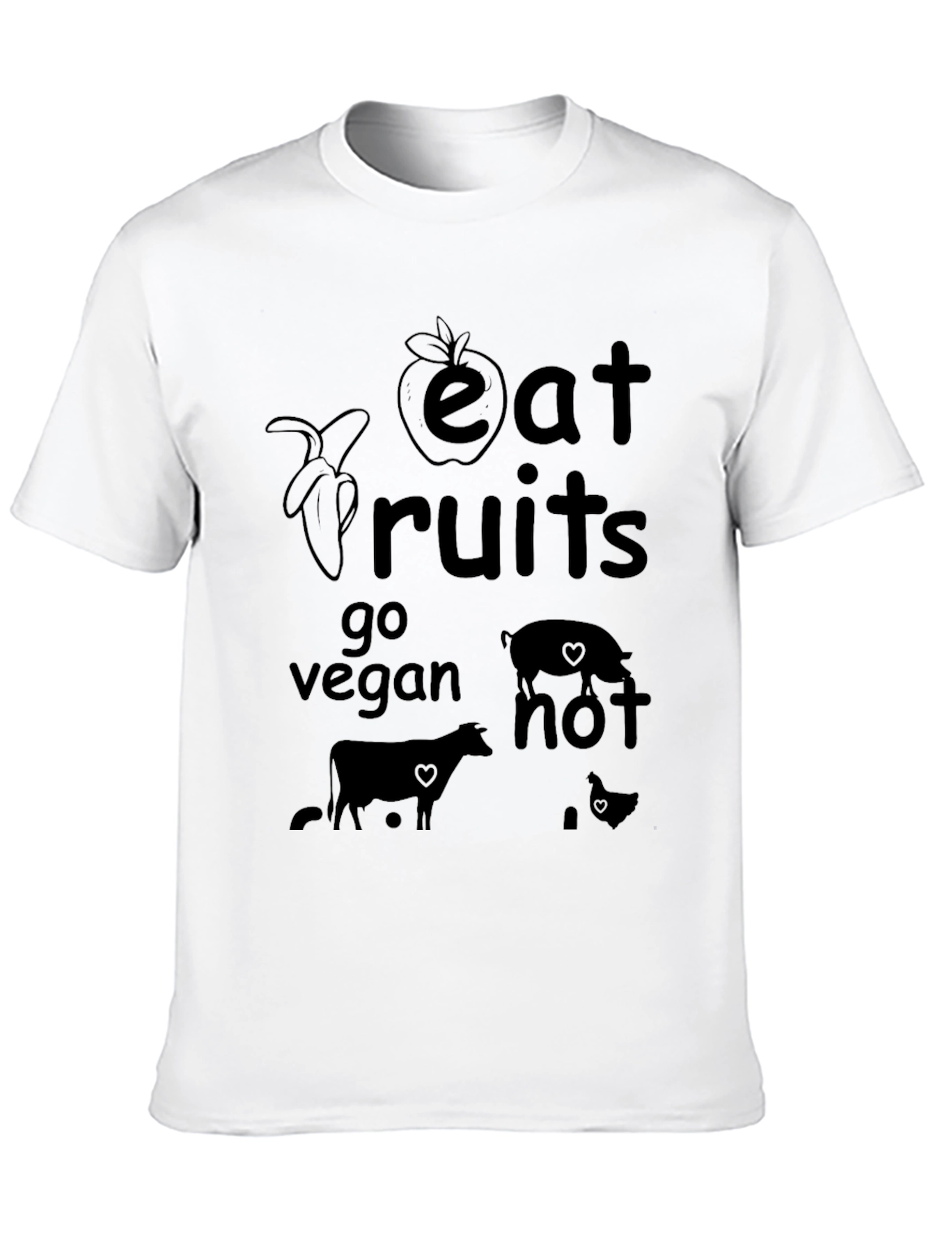 Eat Fruits Go Vegan T-Shirt