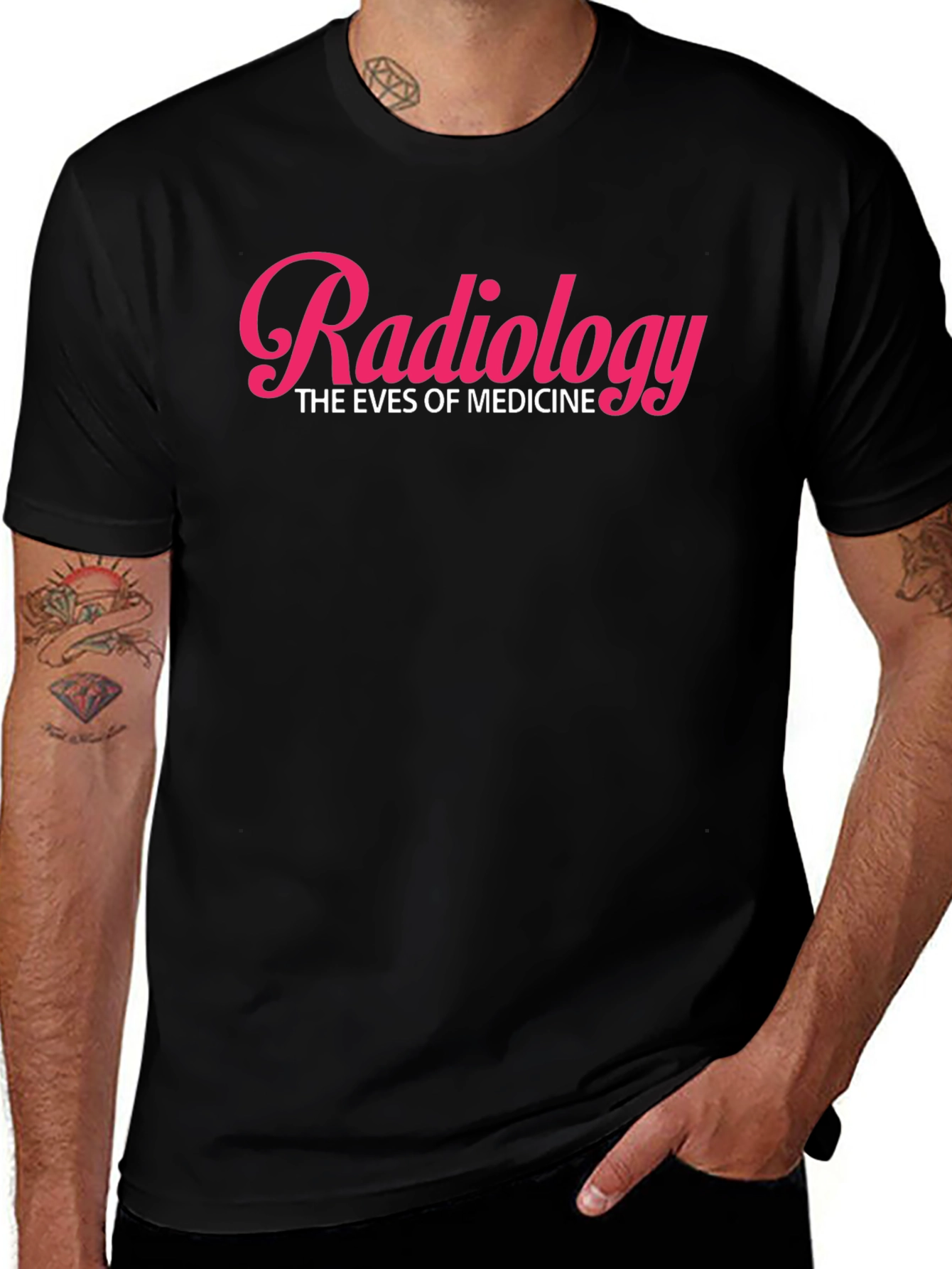 Radiology: The Eyes of Medicine - Black T-Shirt