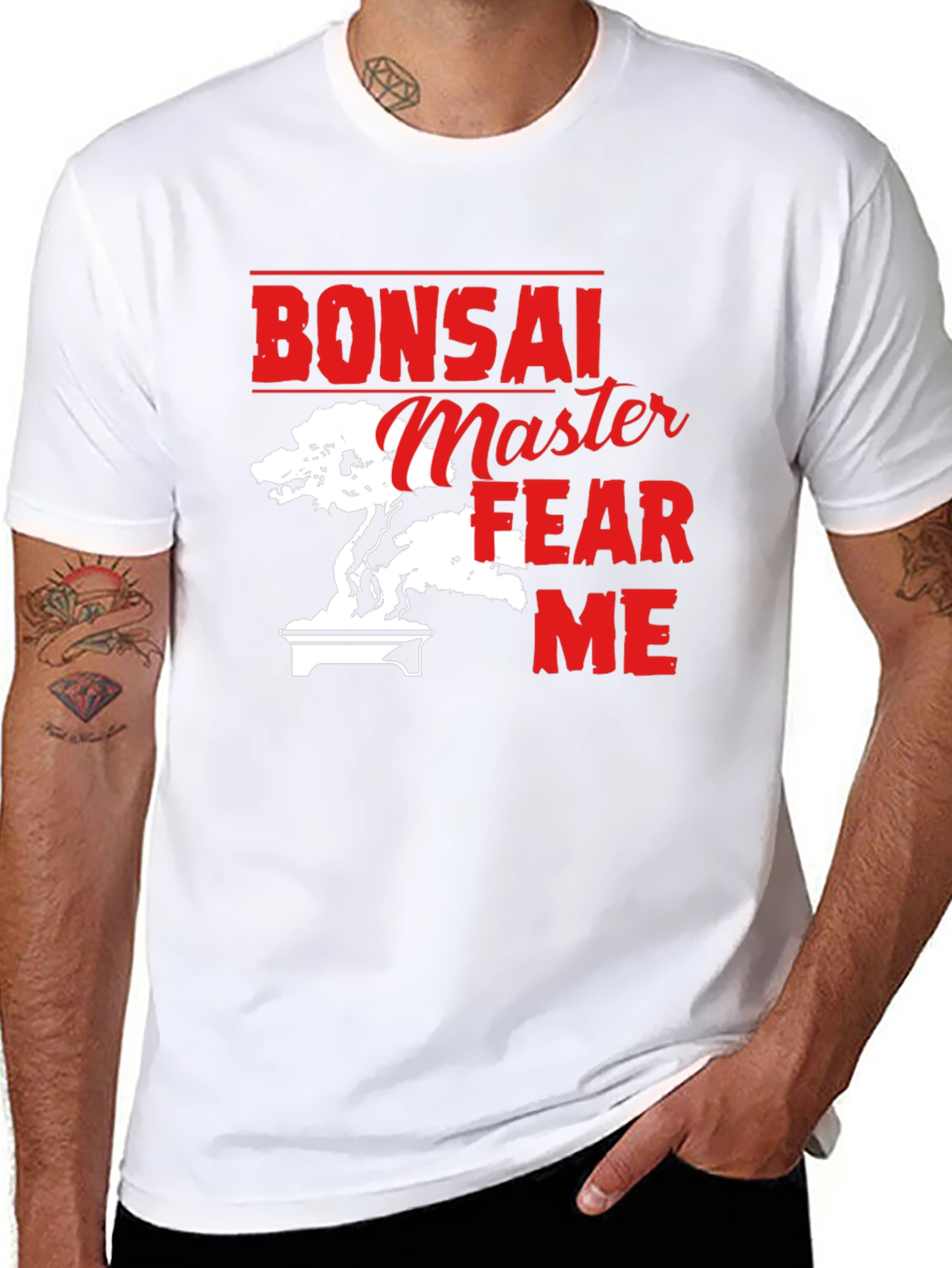 Bonsai Master T-Shirt - Fear Me Design
