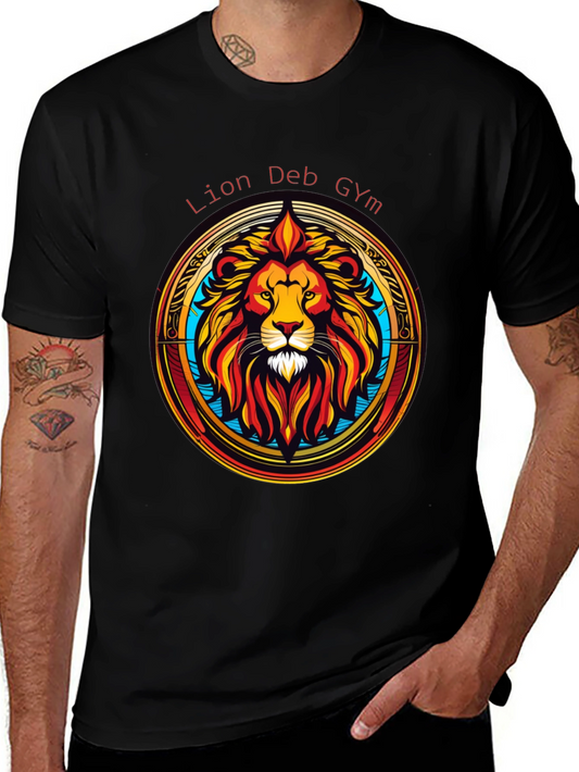 Lion Deb Gym T-Shirt - Stylish Graphic Tee