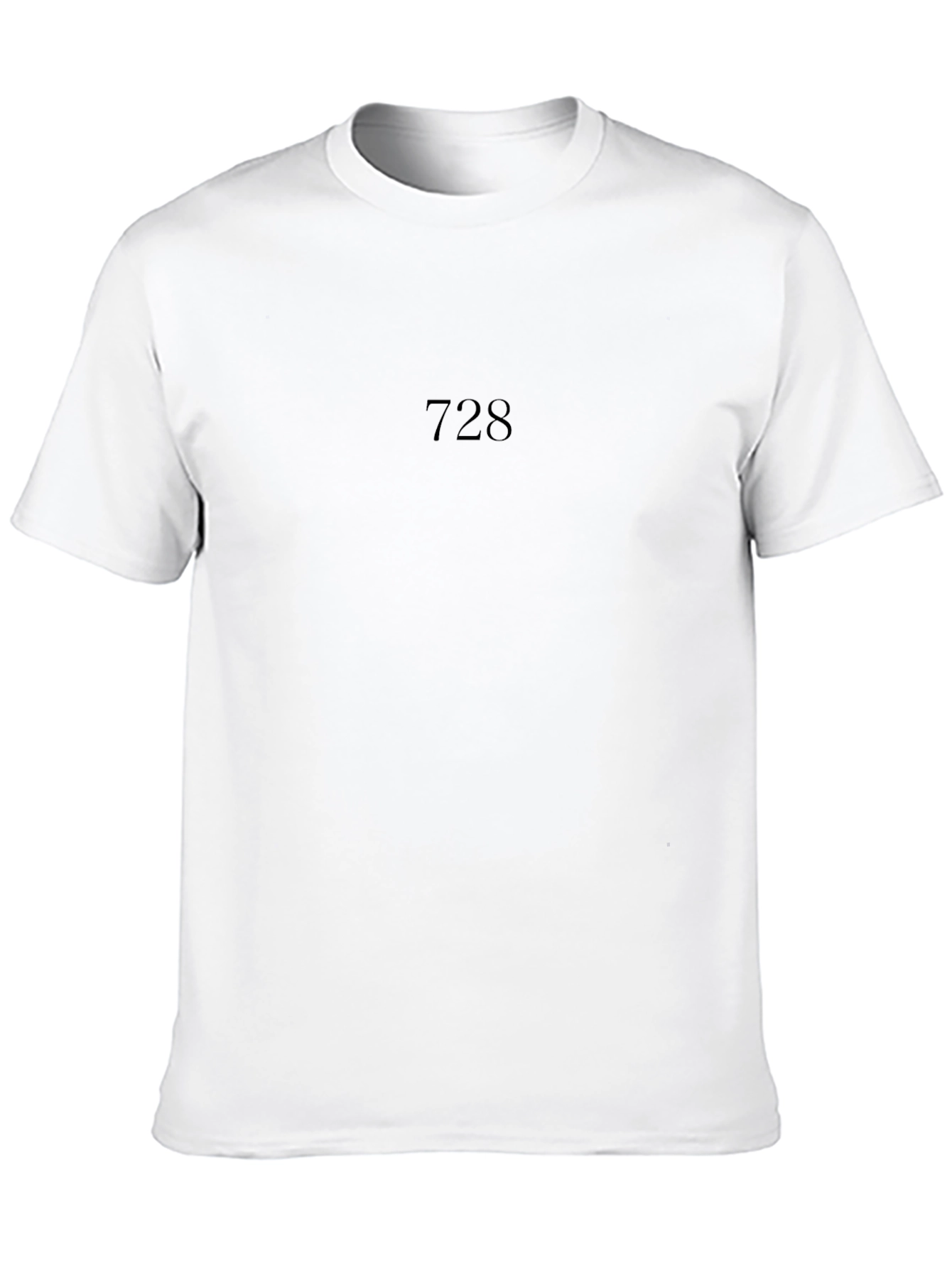 Minimalist Black T-Shirt - 728 Graphic Tee