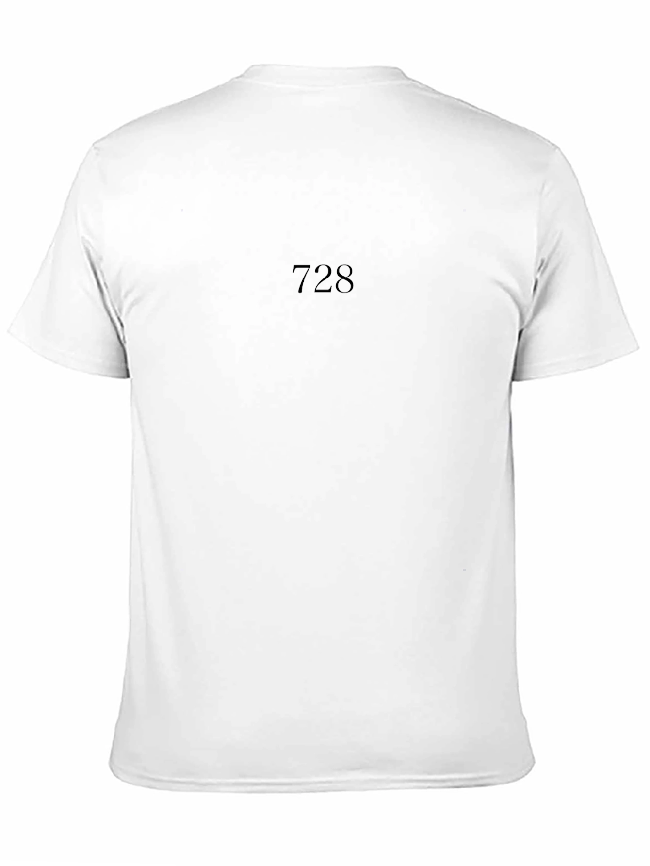 Minimalist Black T-Shirt - 728 Graphic Tee
