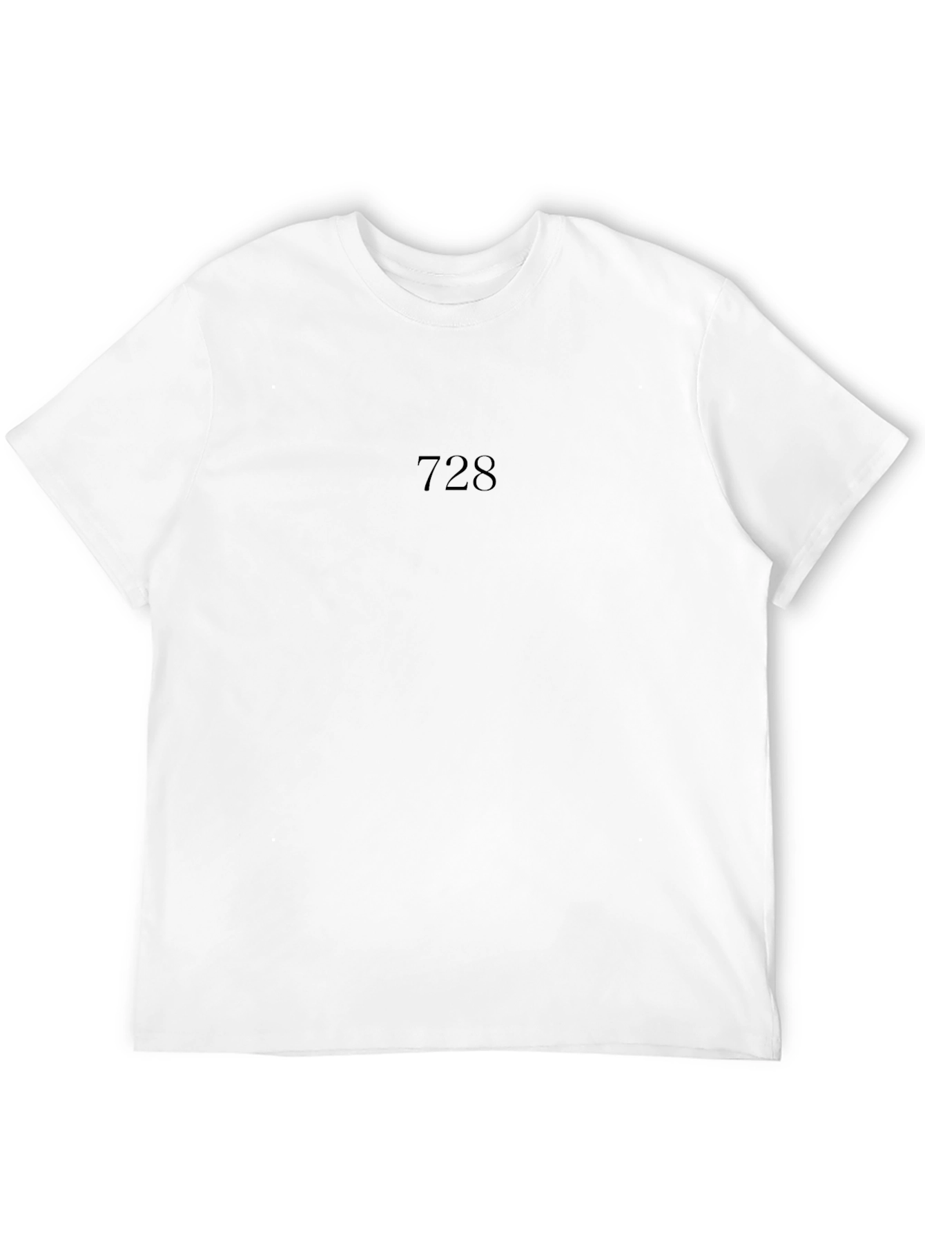Minimalist Black T-Shirt - 728 Graphic Tee