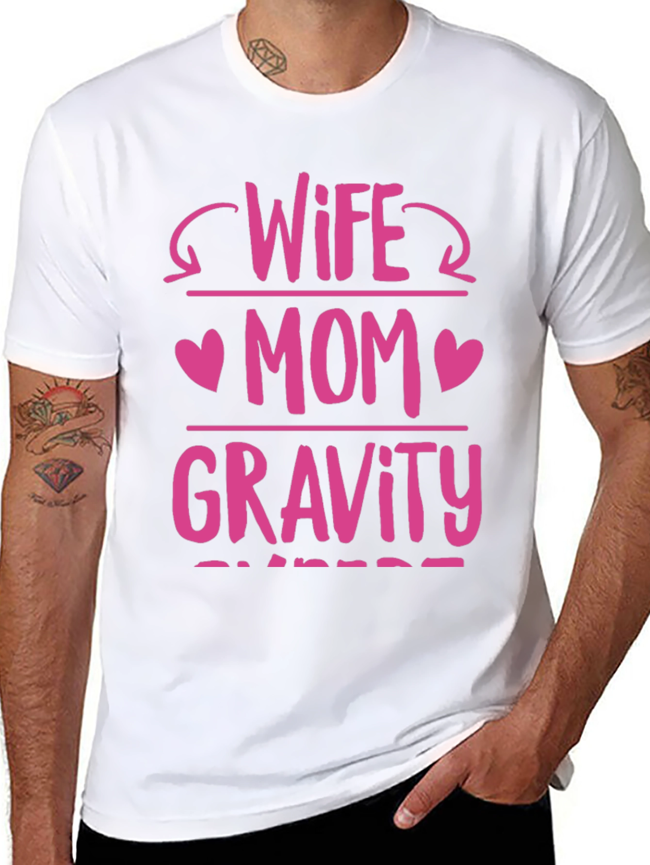 Wife Mom Gravity T-Shirt
