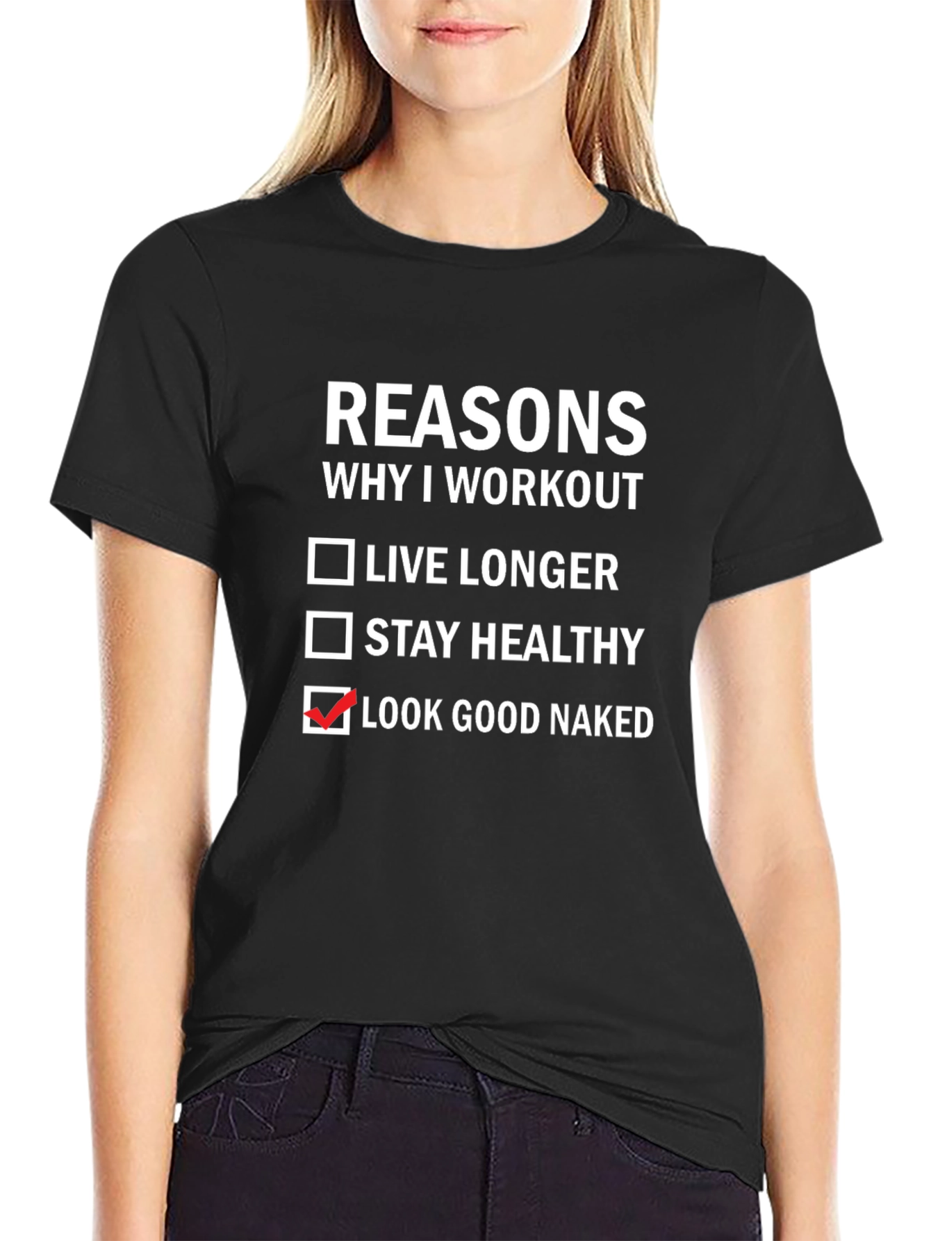 Workout Motivation T-Shirt: Look Good Naked