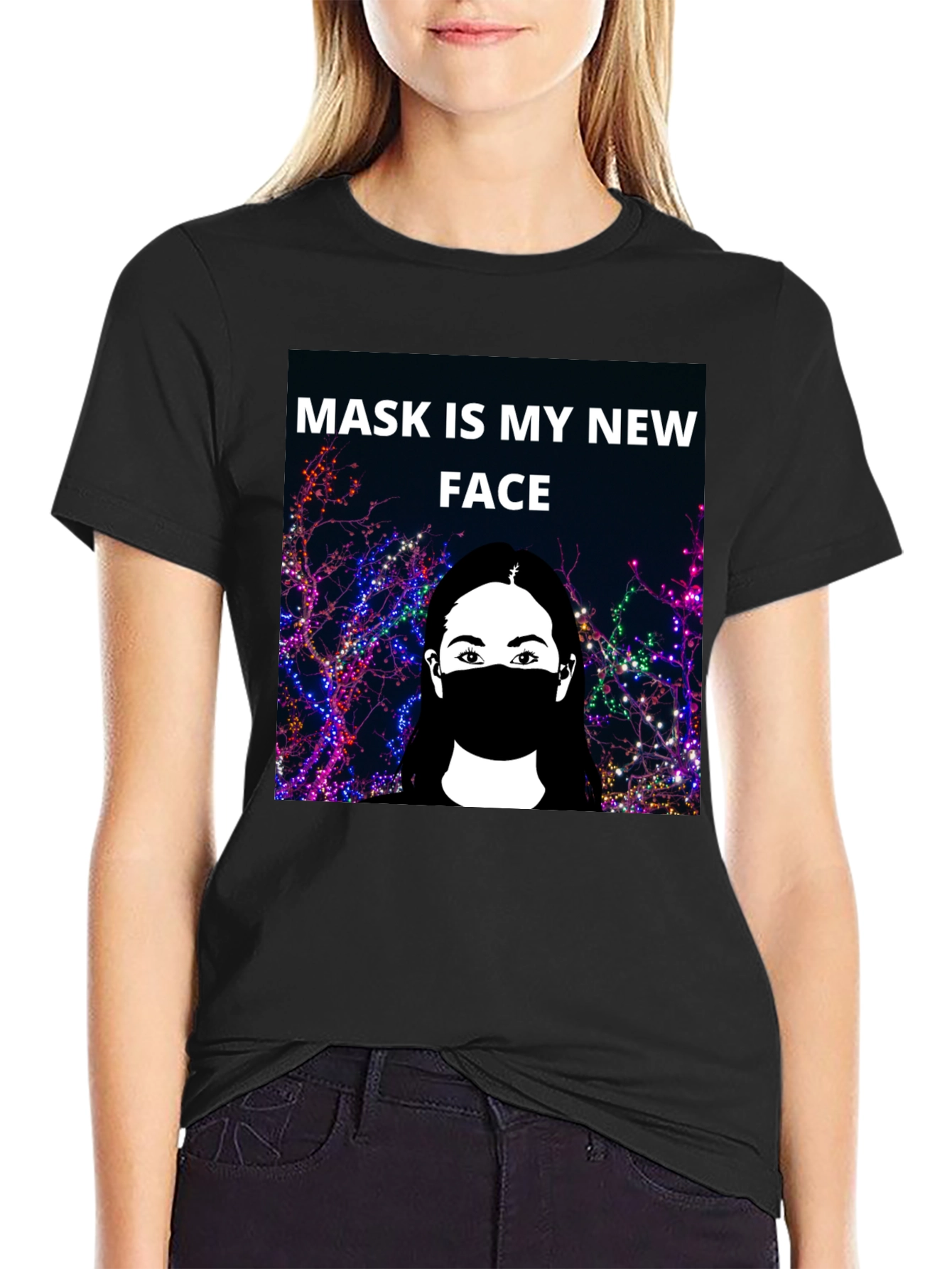 Mask Is My New Face Graphic T-Shirt