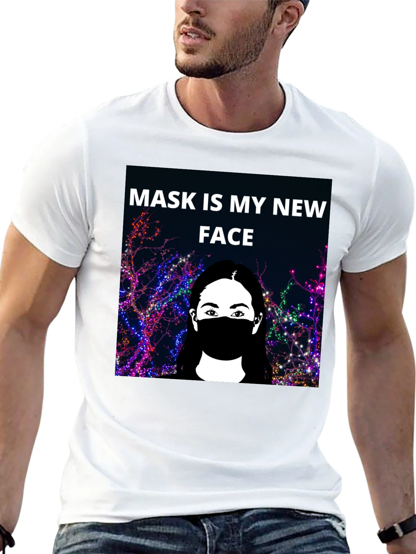 Mask Is My New Face Graphic T-Shirt