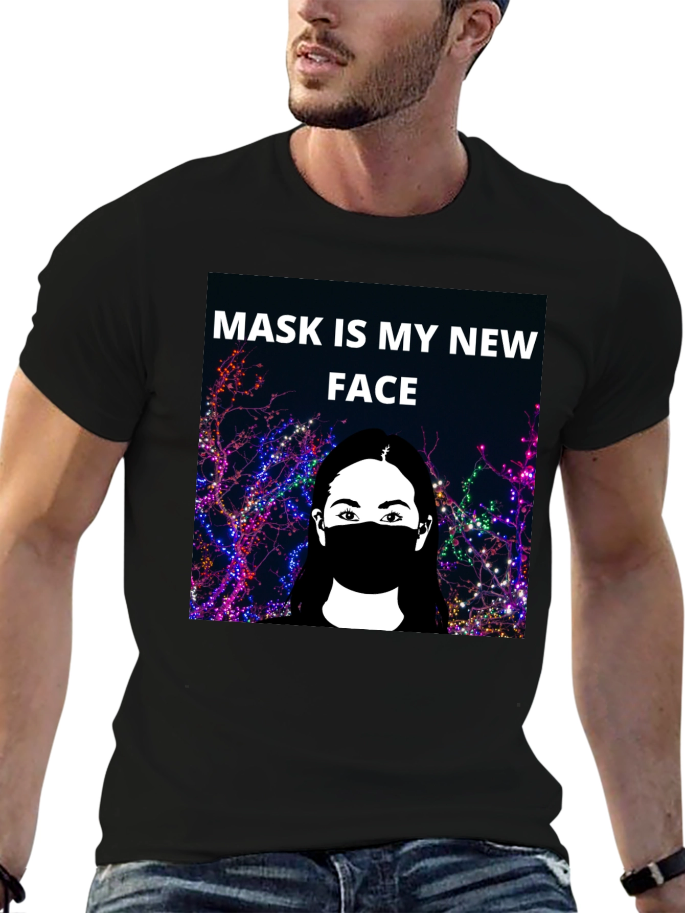 Mask Is My New Face Graphic T-Shirt