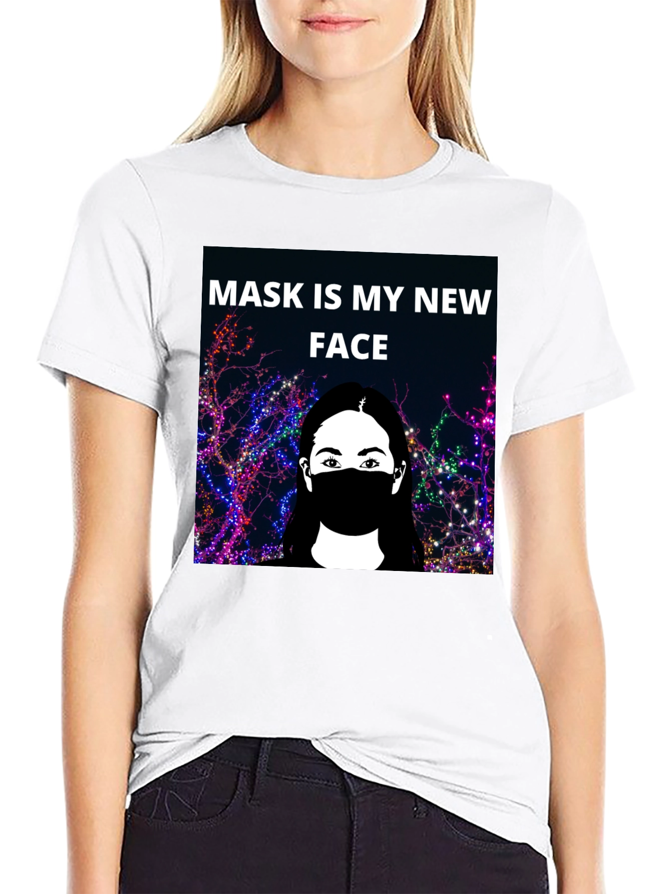 Mask Is My New Face Graphic T-Shirt