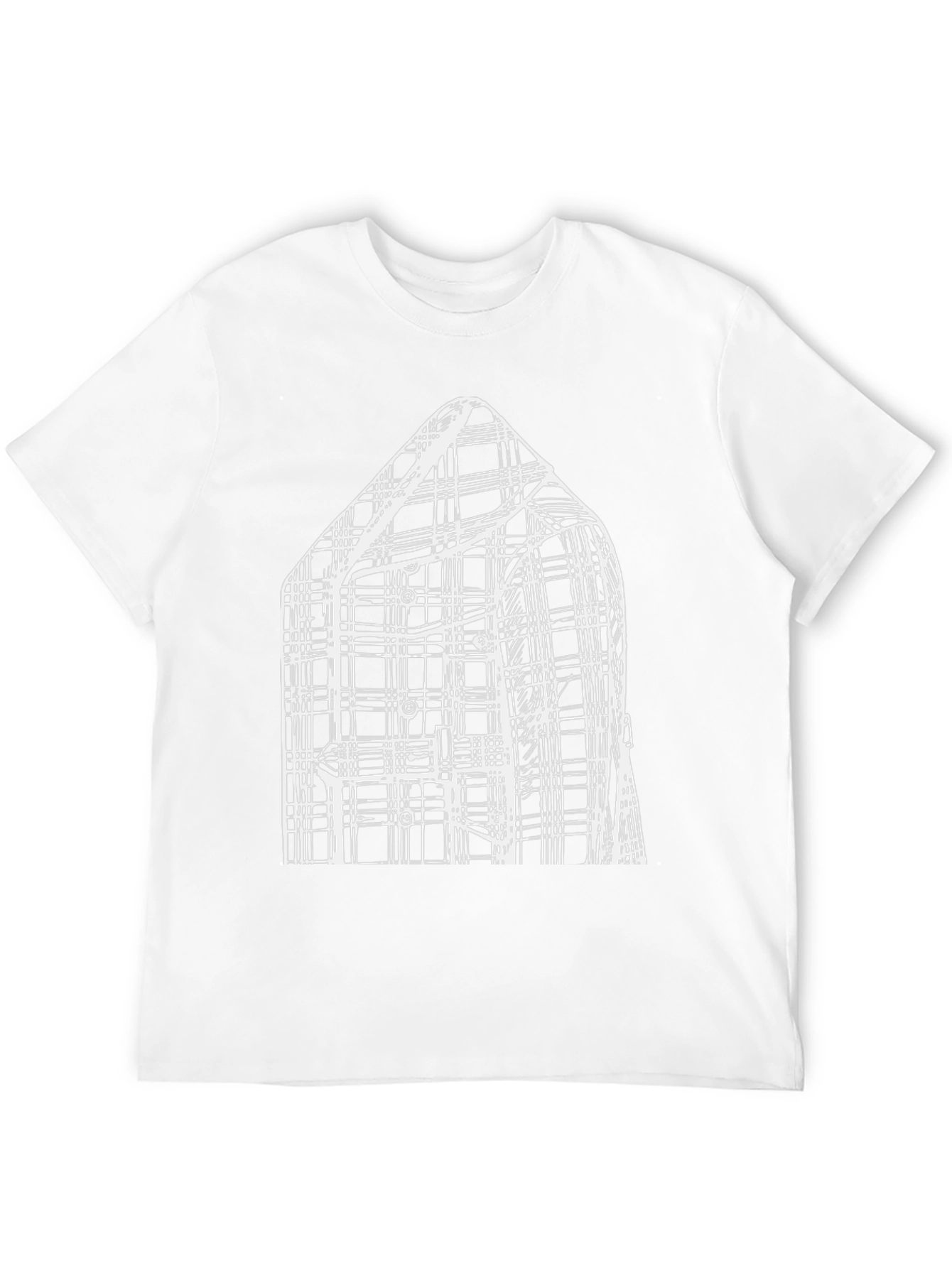 Plaid Jacket Graphic Tee - Modern Fashion Statement