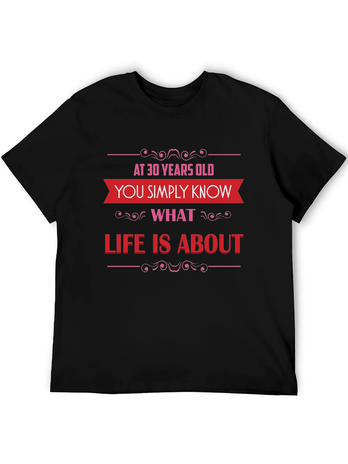 30 Years Old T-Shirt: Know What Life Is About