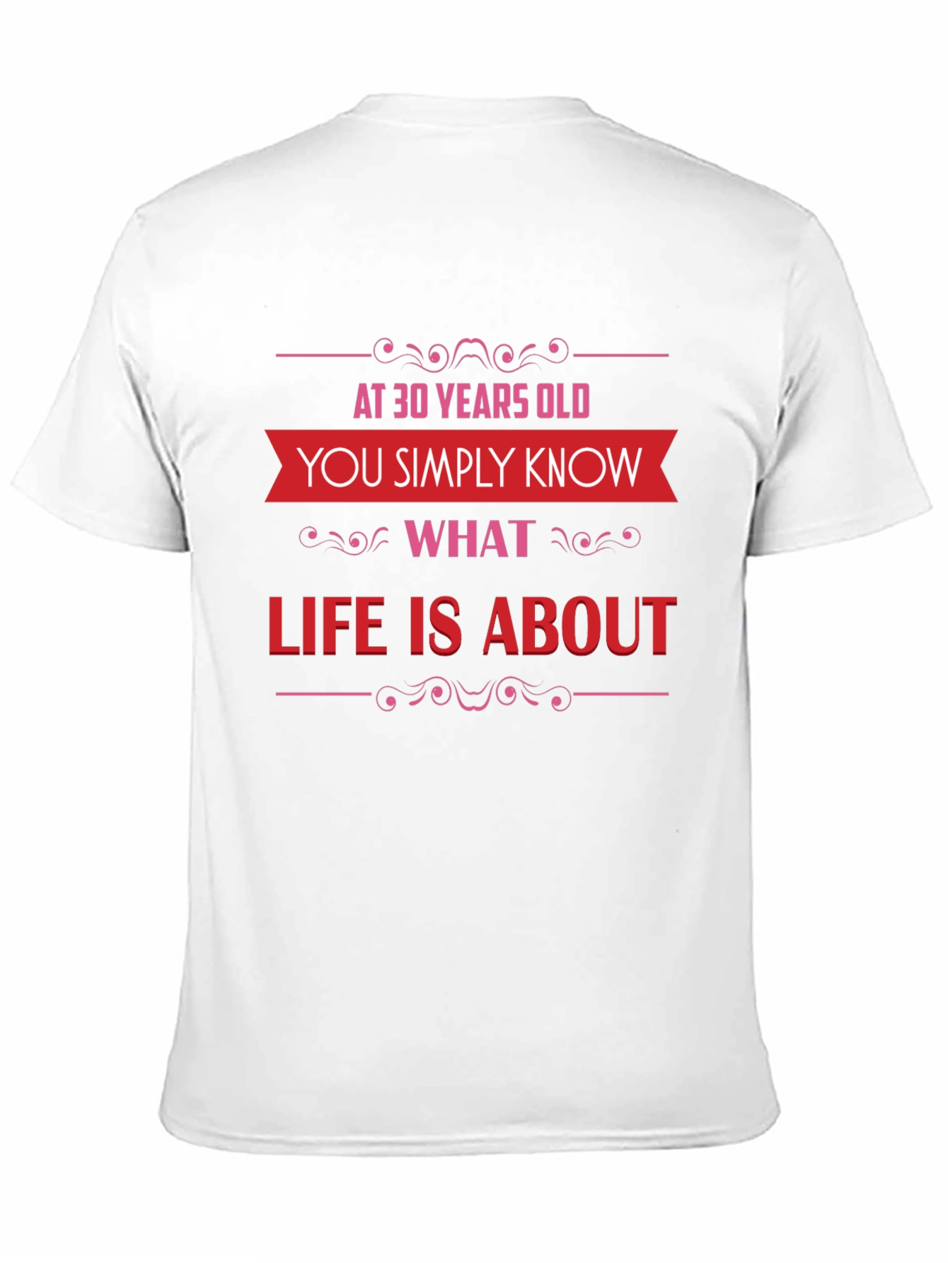 30 Years Old T-Shirt: Know What Life Is About