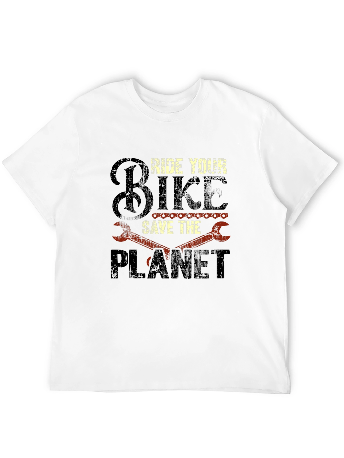 Ride Your Bike Save The Planet Graphic T-Shirt
