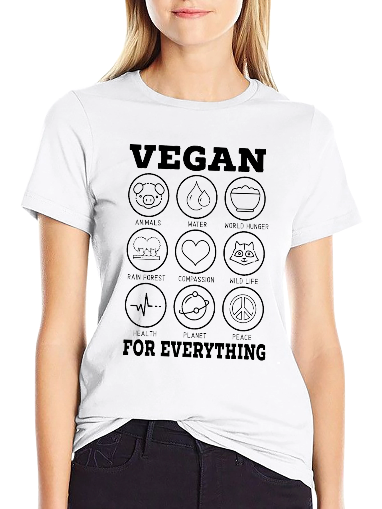 Vegan for Everything Graphic T-Shirt