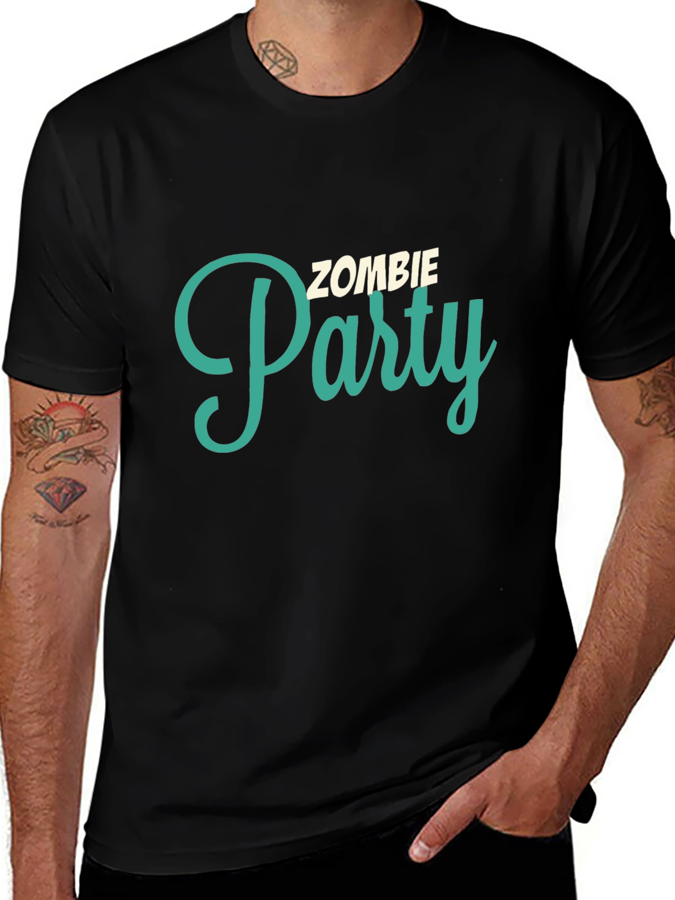 Zombie Party Graphic T-Shirt