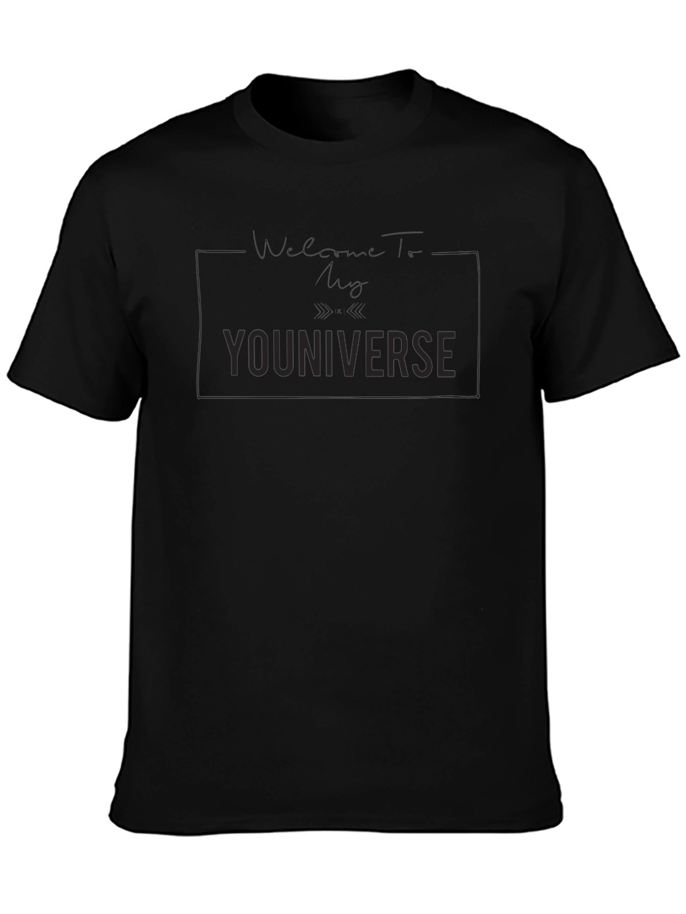 YOUNIVERSE Graphic Tee - Black
