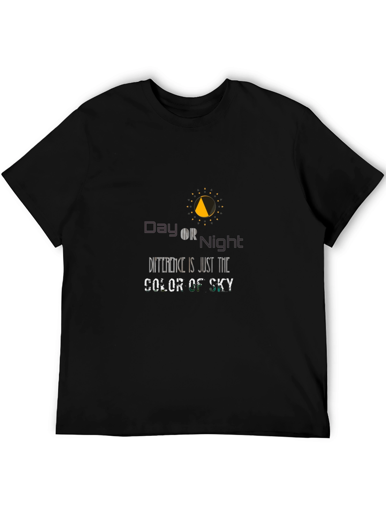 Day or Night Graphic Print T-Shirt