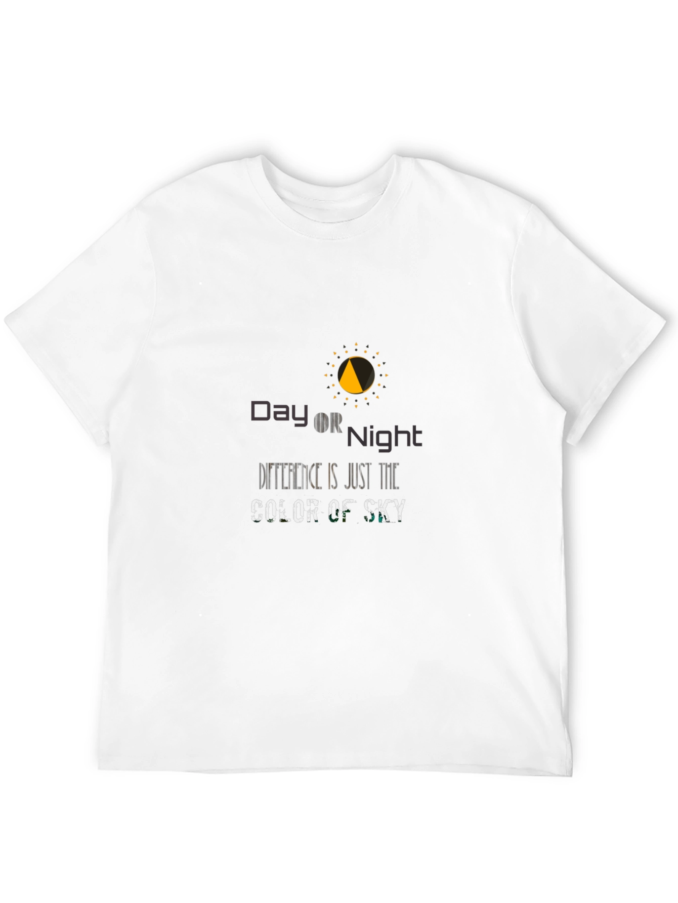 Day or Night Graphic Print T-Shirt