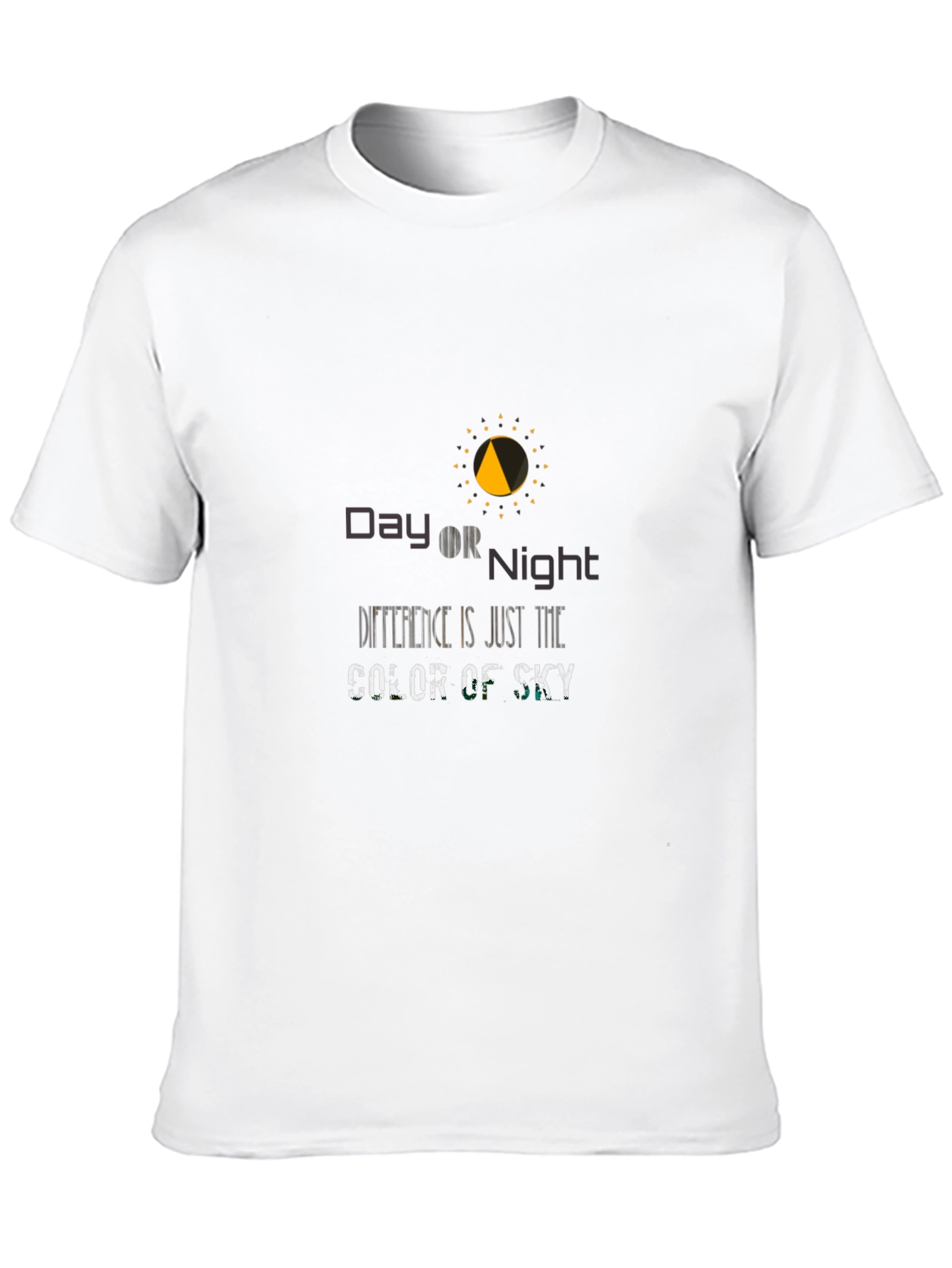 Day or Night Graphic Print T-Shirt