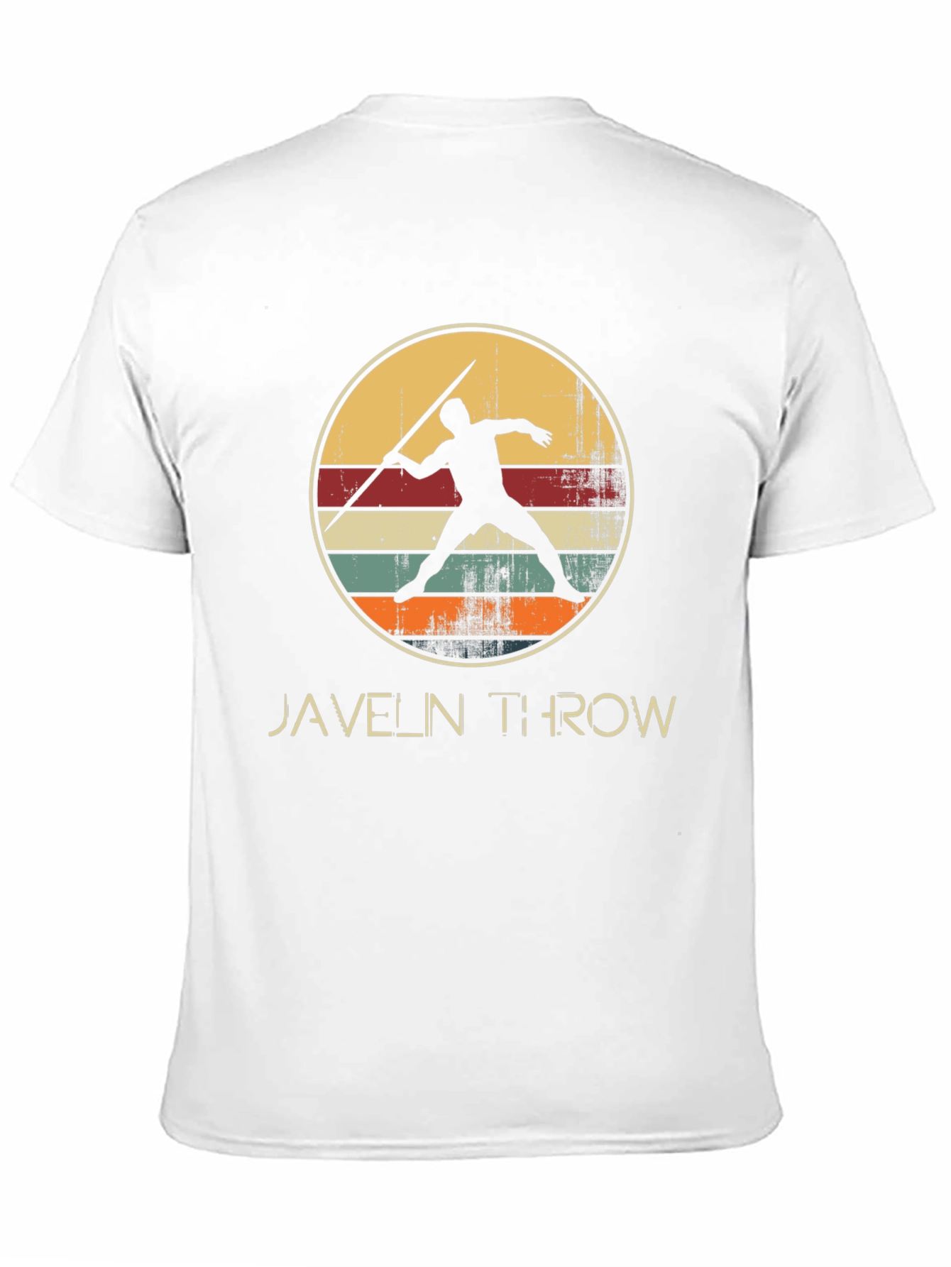 Javelin Throw Retro Style Graphic Tee