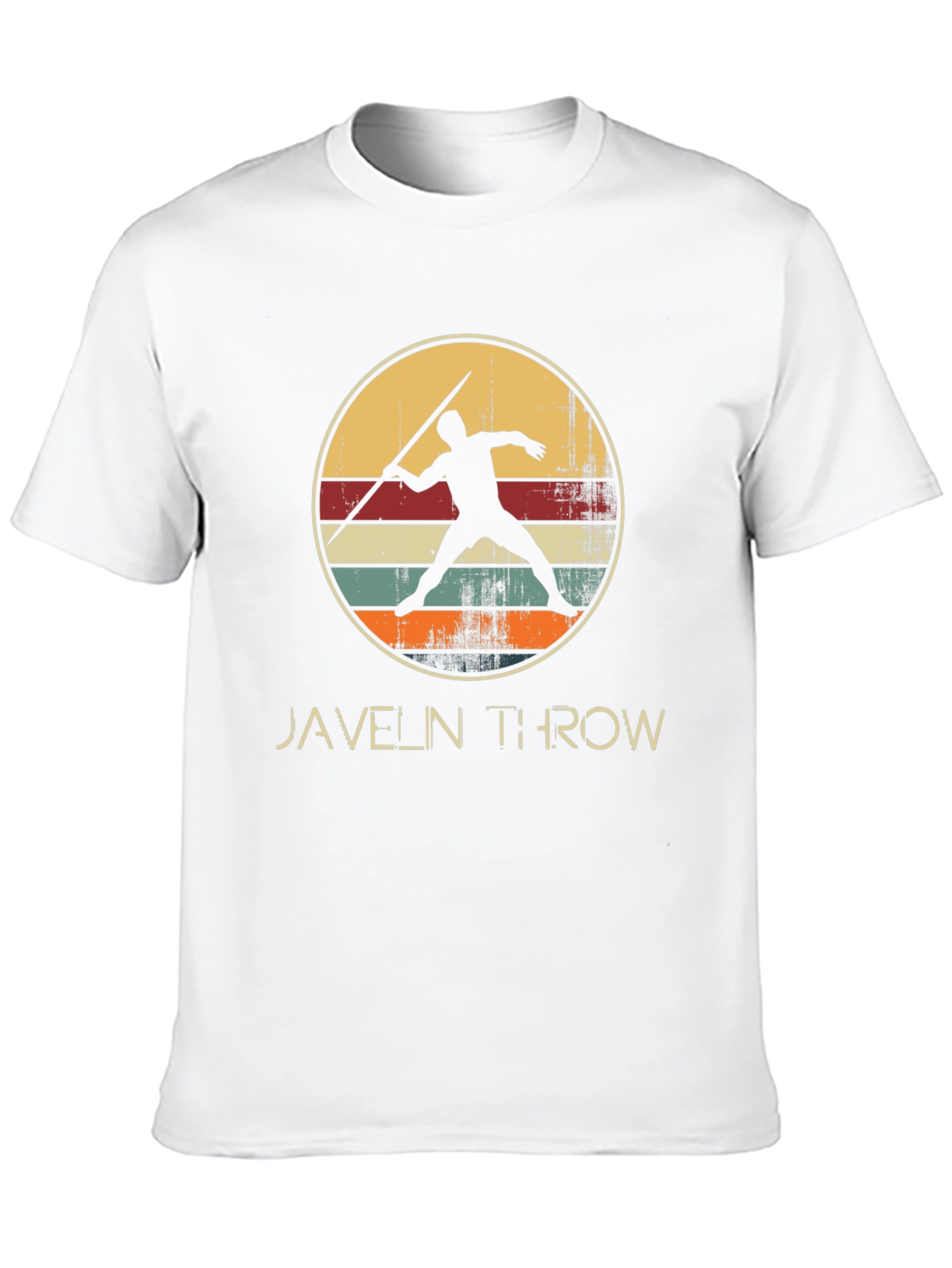 Javelin Throw Retro Style Graphic Tee