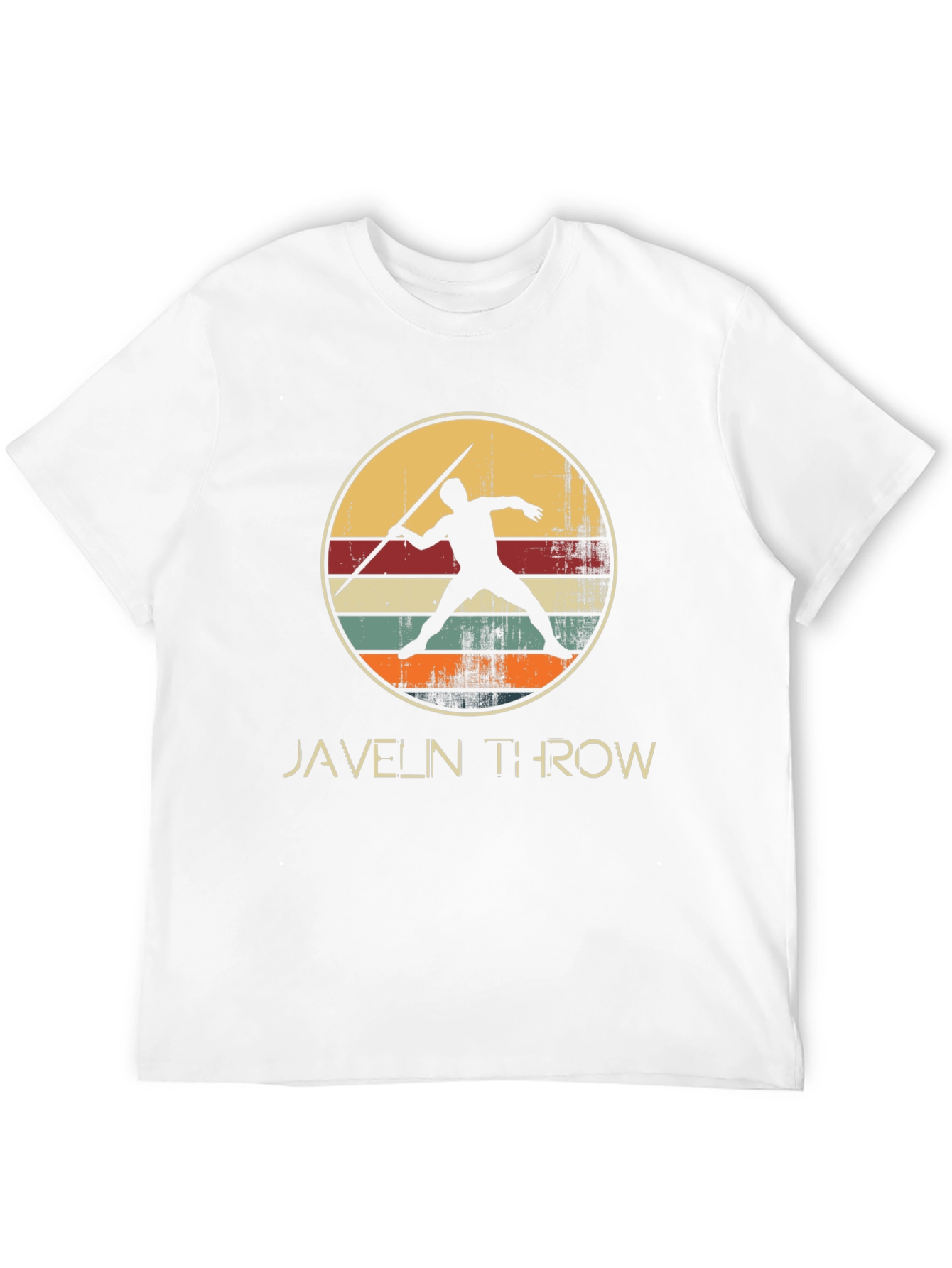 Javelin Throw Retro Style Graphic Tee