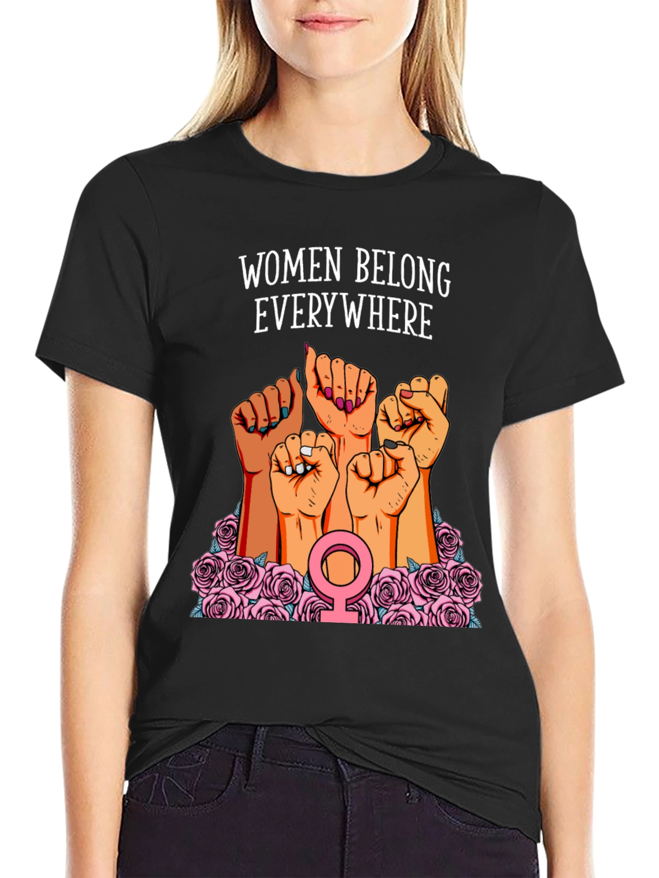 Women Belong Everywhere Graphic Tee