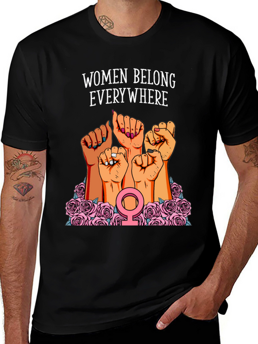 Women Belong Everywhere Graphic Tee
