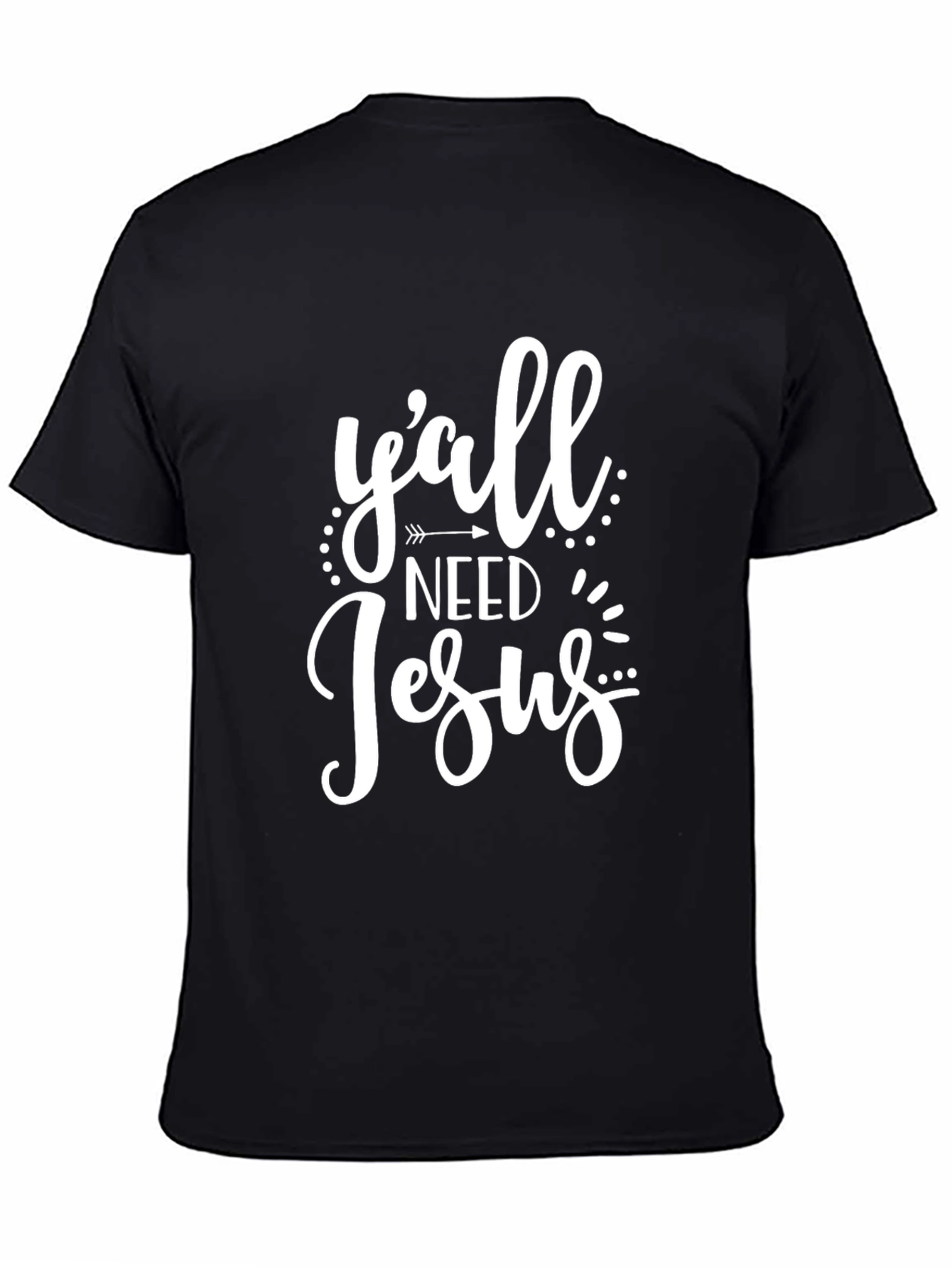 Yall Need Jesus Black Graphic Tee